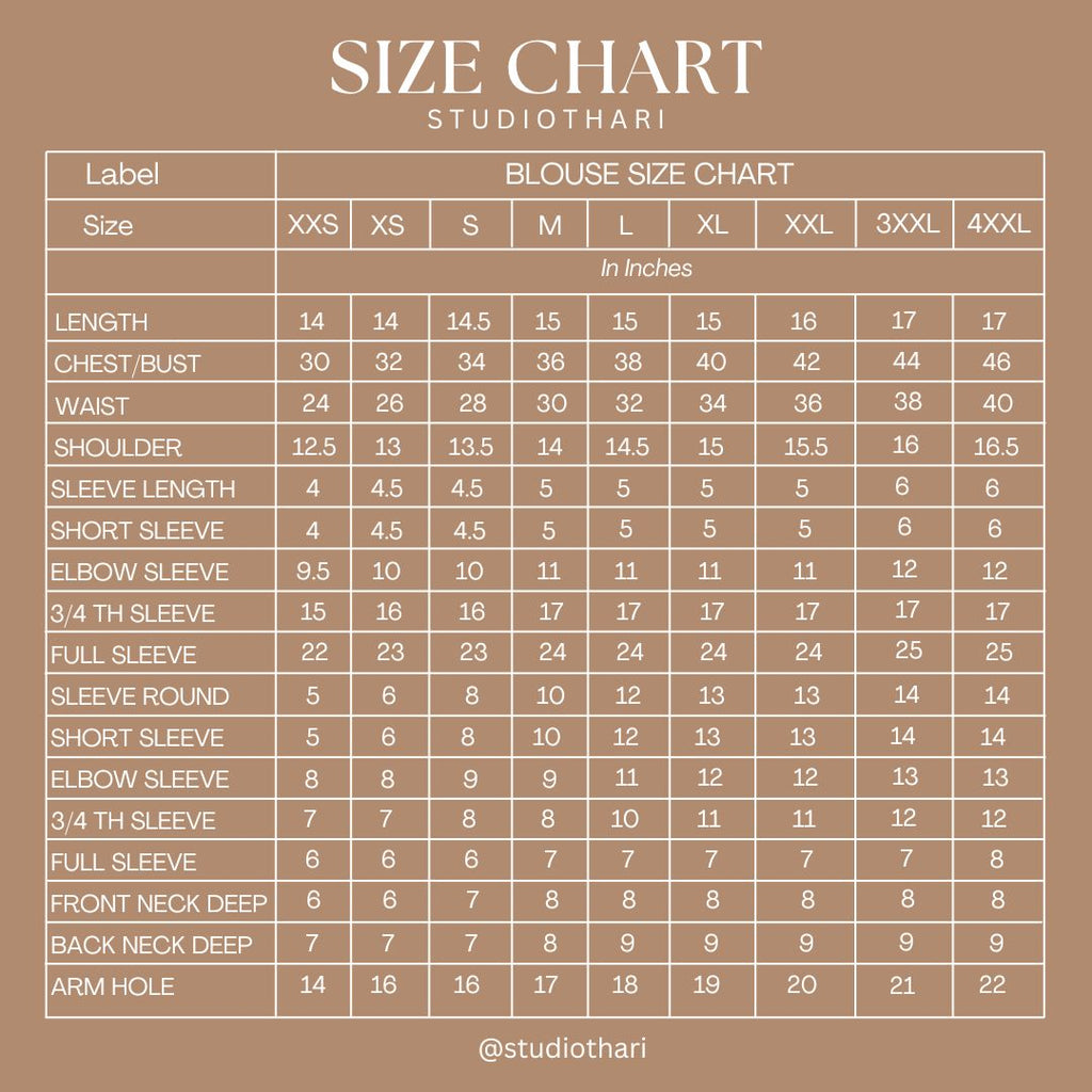 Size Chart for Featured