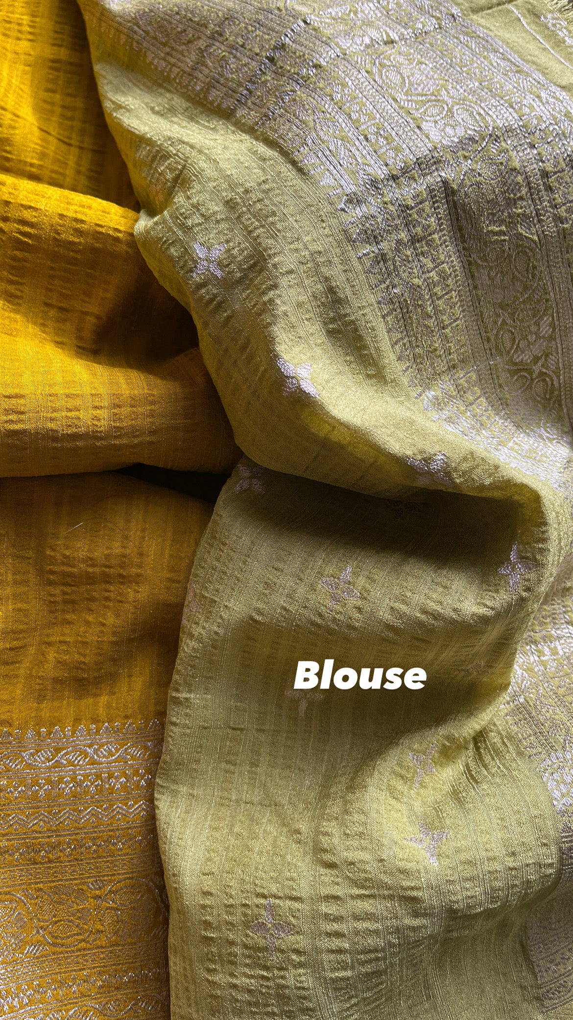 Pink & Mustard Pure Cotton Viscose saree