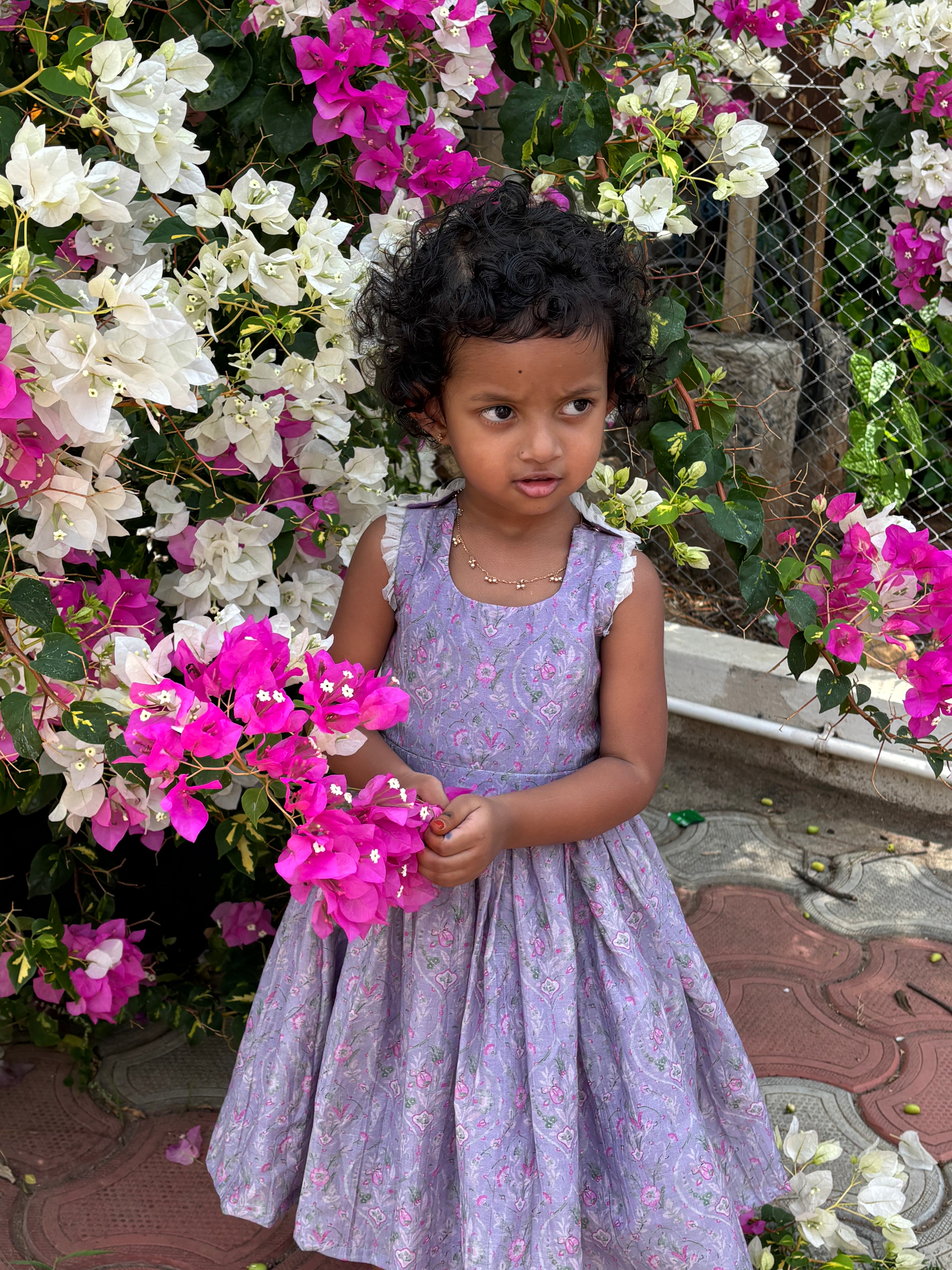 Lilac whimsy dress