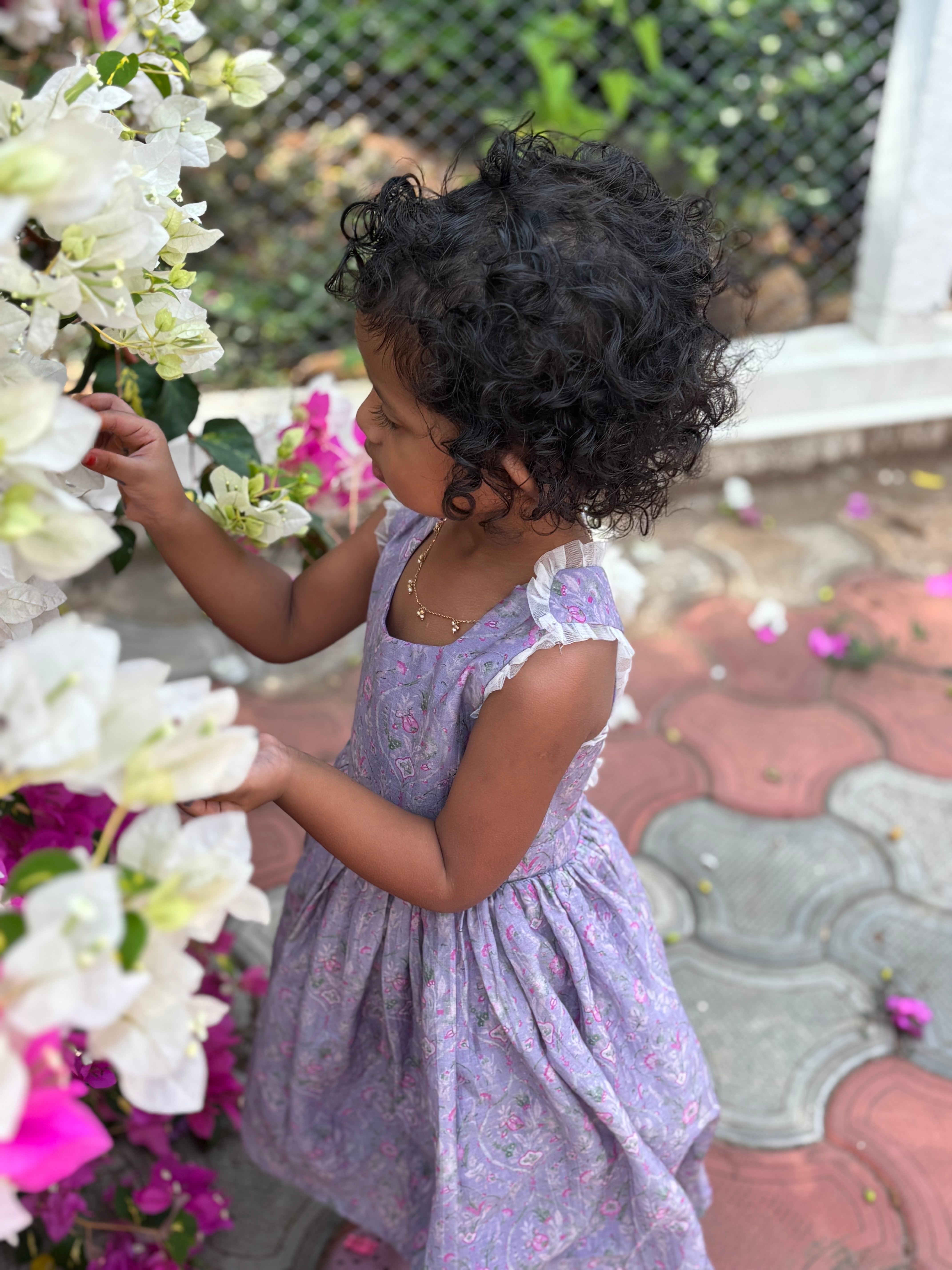 Lilac whimsy dress
