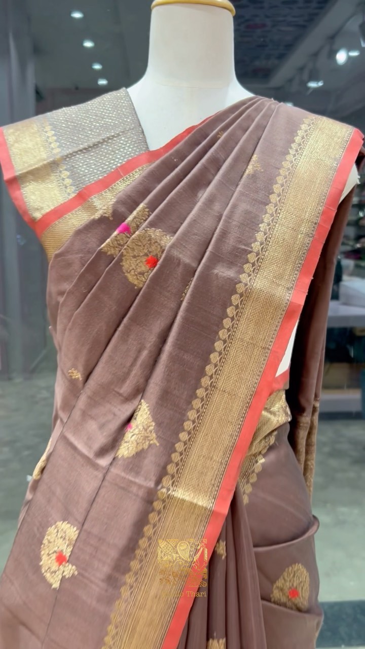 Pure Raw silk saree - Studio Thari
