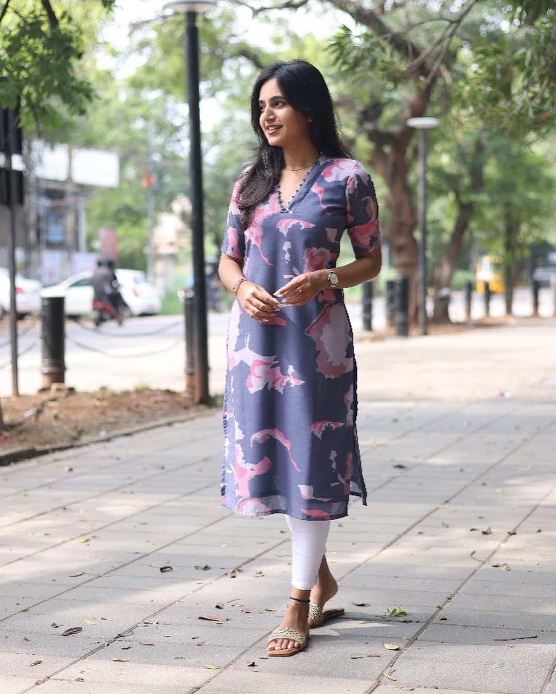 Grey Mulmul Cotton Kurthis - Studio Thari