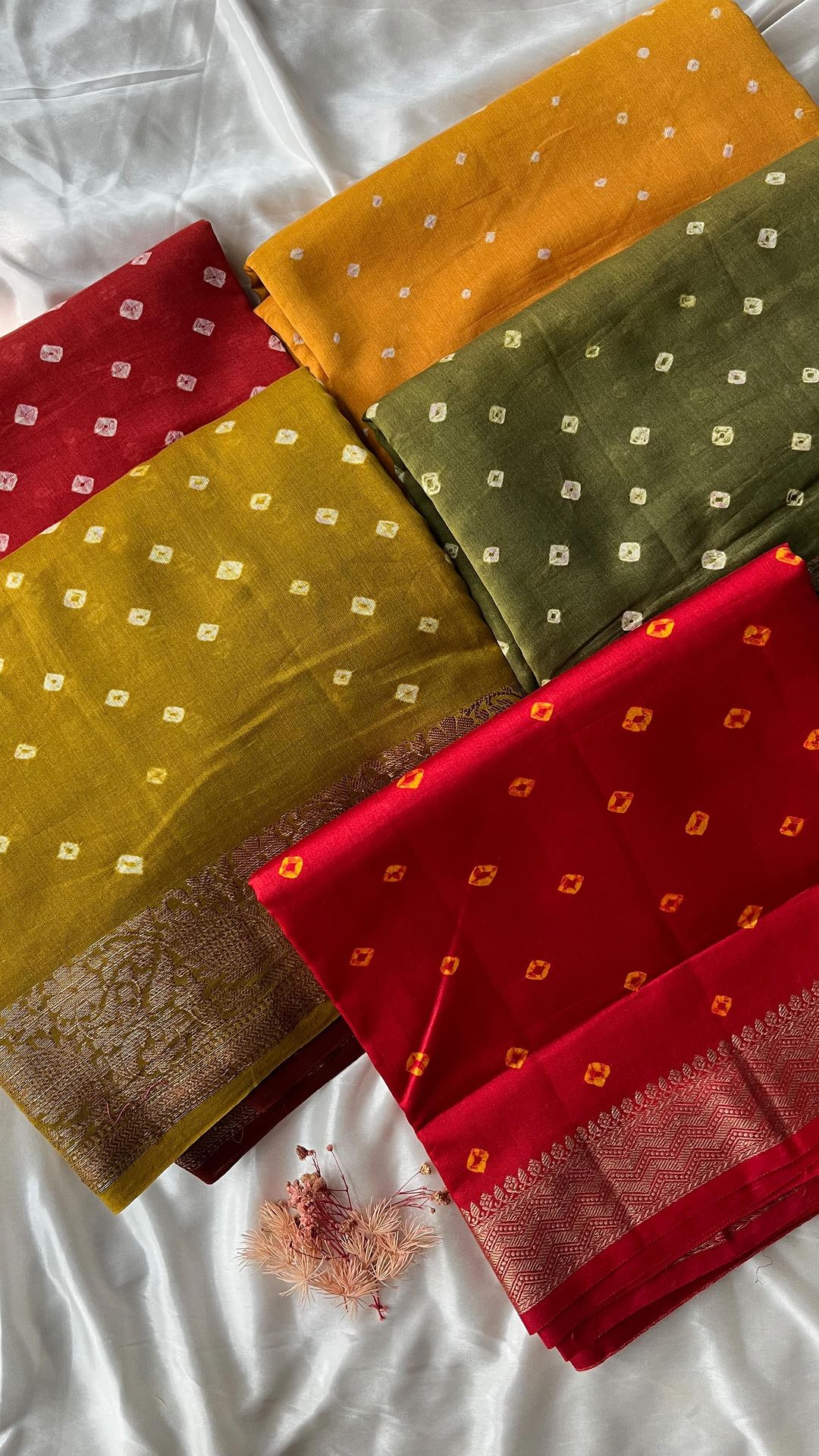 Kora Chanderi silk saree - Studio Thari