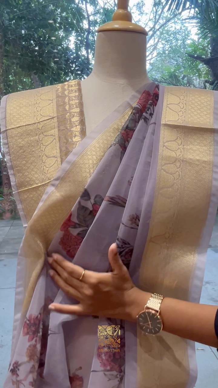 Pure organza saree - Studio Thari