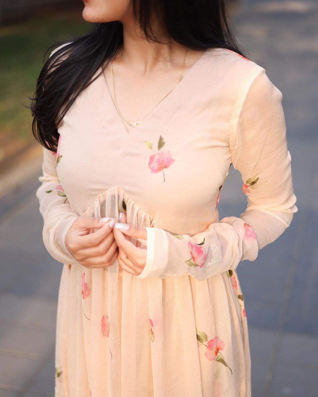 Peach Alia cut set - Studio Thari