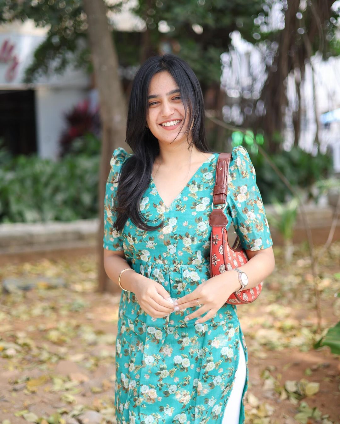 Green Yoke Top - Studio Thari