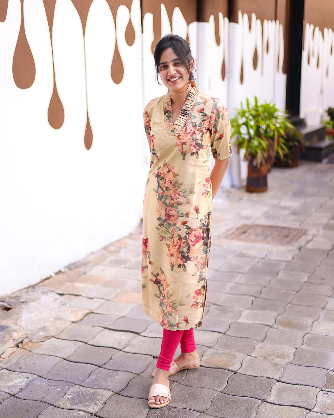 Cream Chanderi Top - Studio Thari