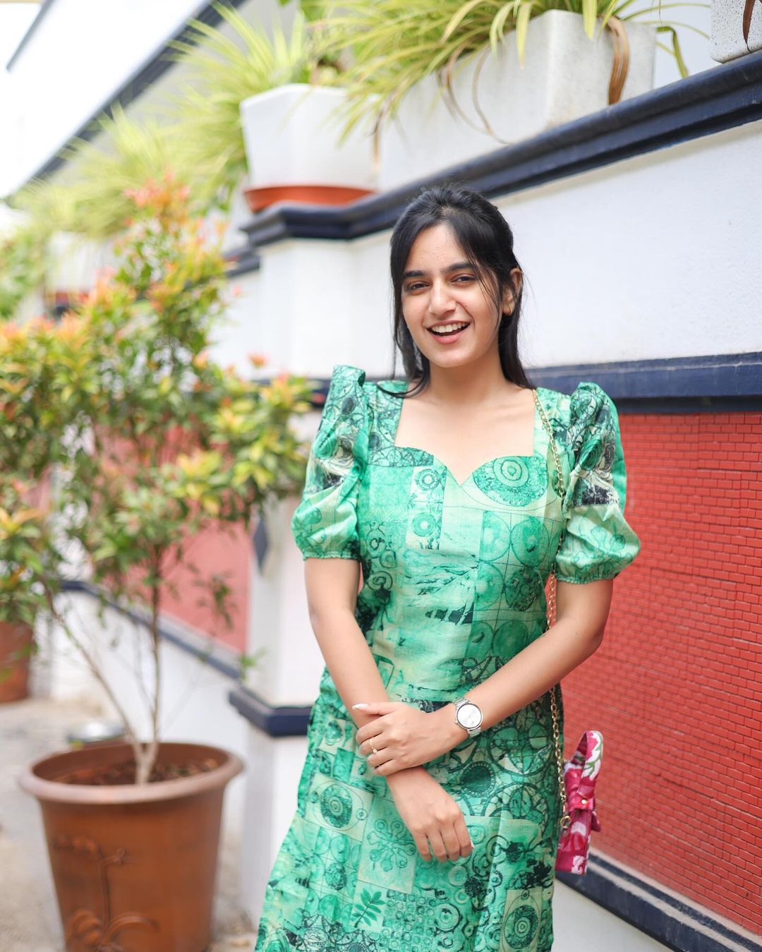 Green Chanderi Top - Studio Thari