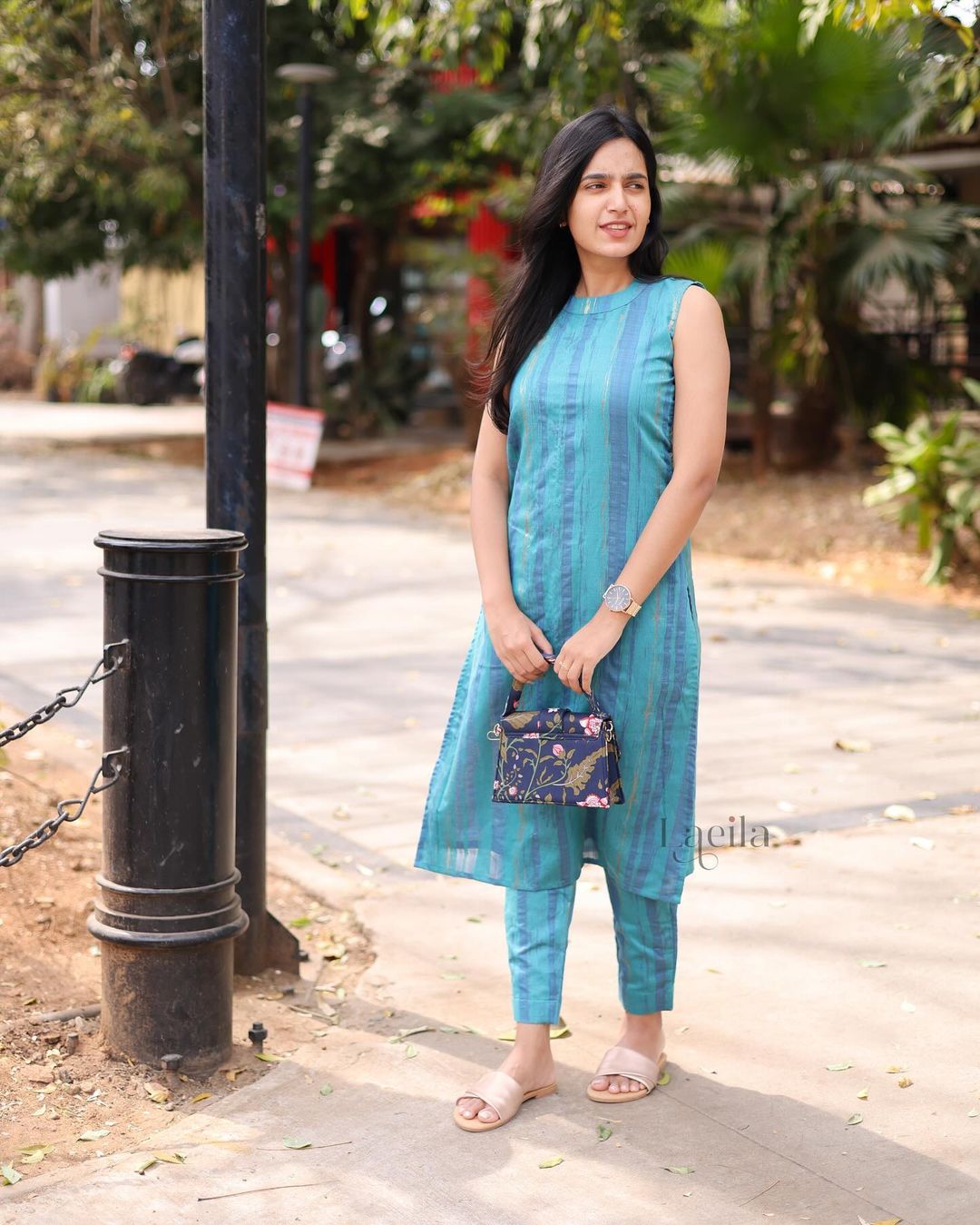 Blue co-ord set - Studio Thari