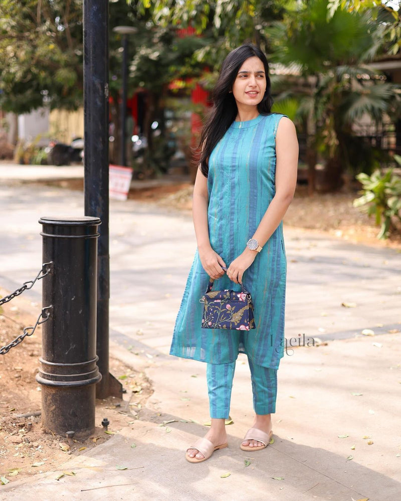 Blue co-ord set - Studio Thari