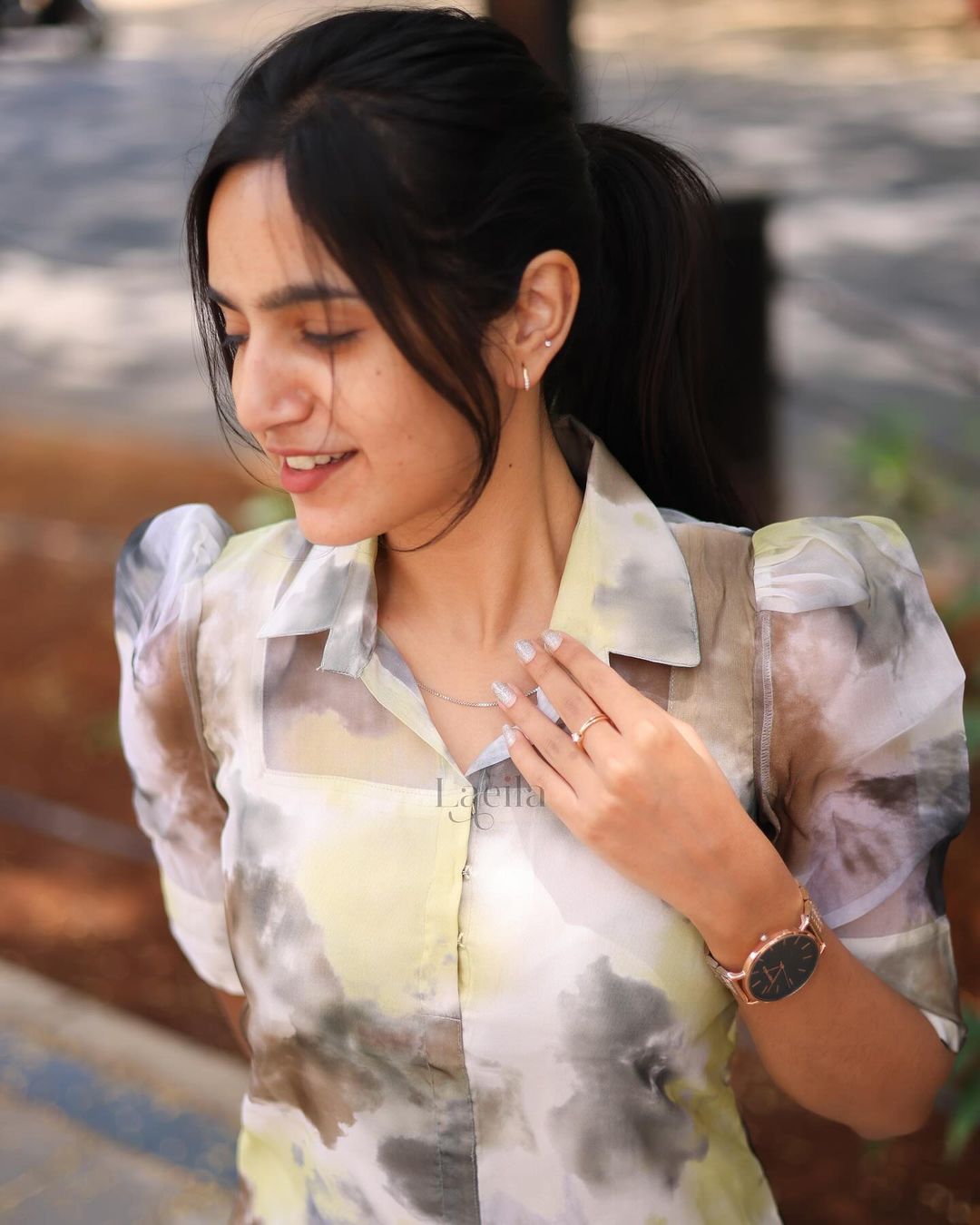 Grey Organza top - Studio Thari