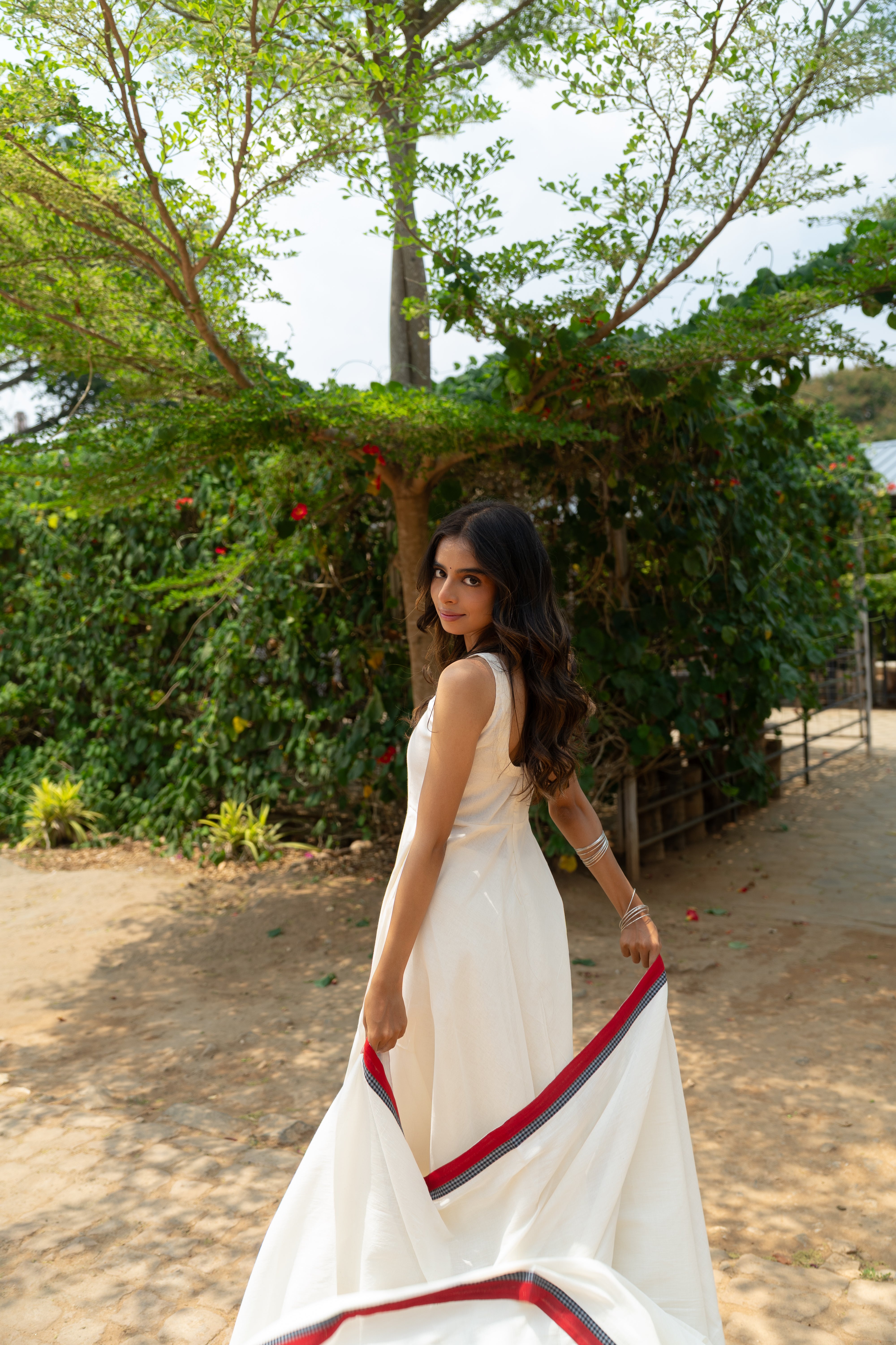 Nila Anarkali Set