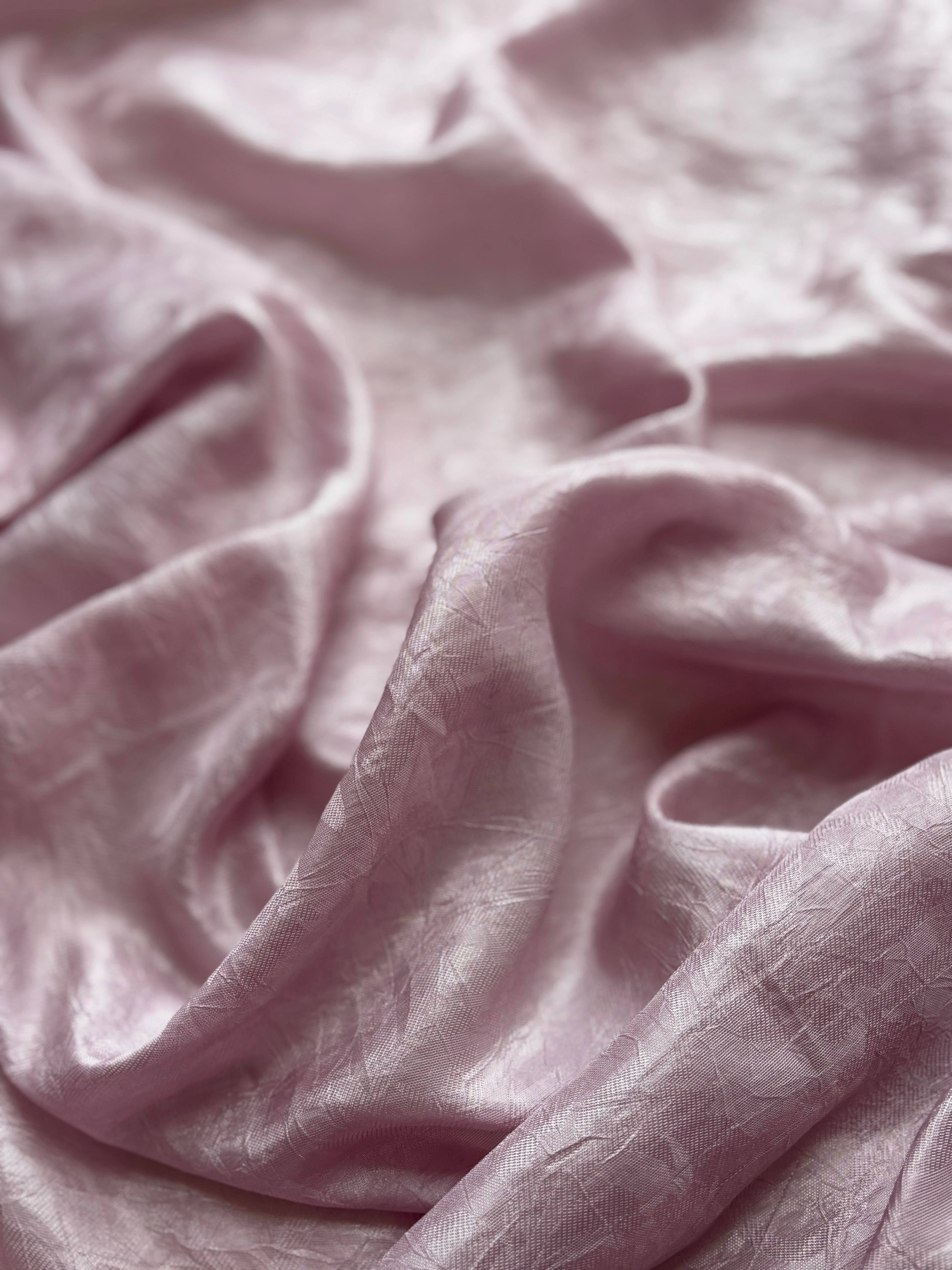 Lilac tissue saree
