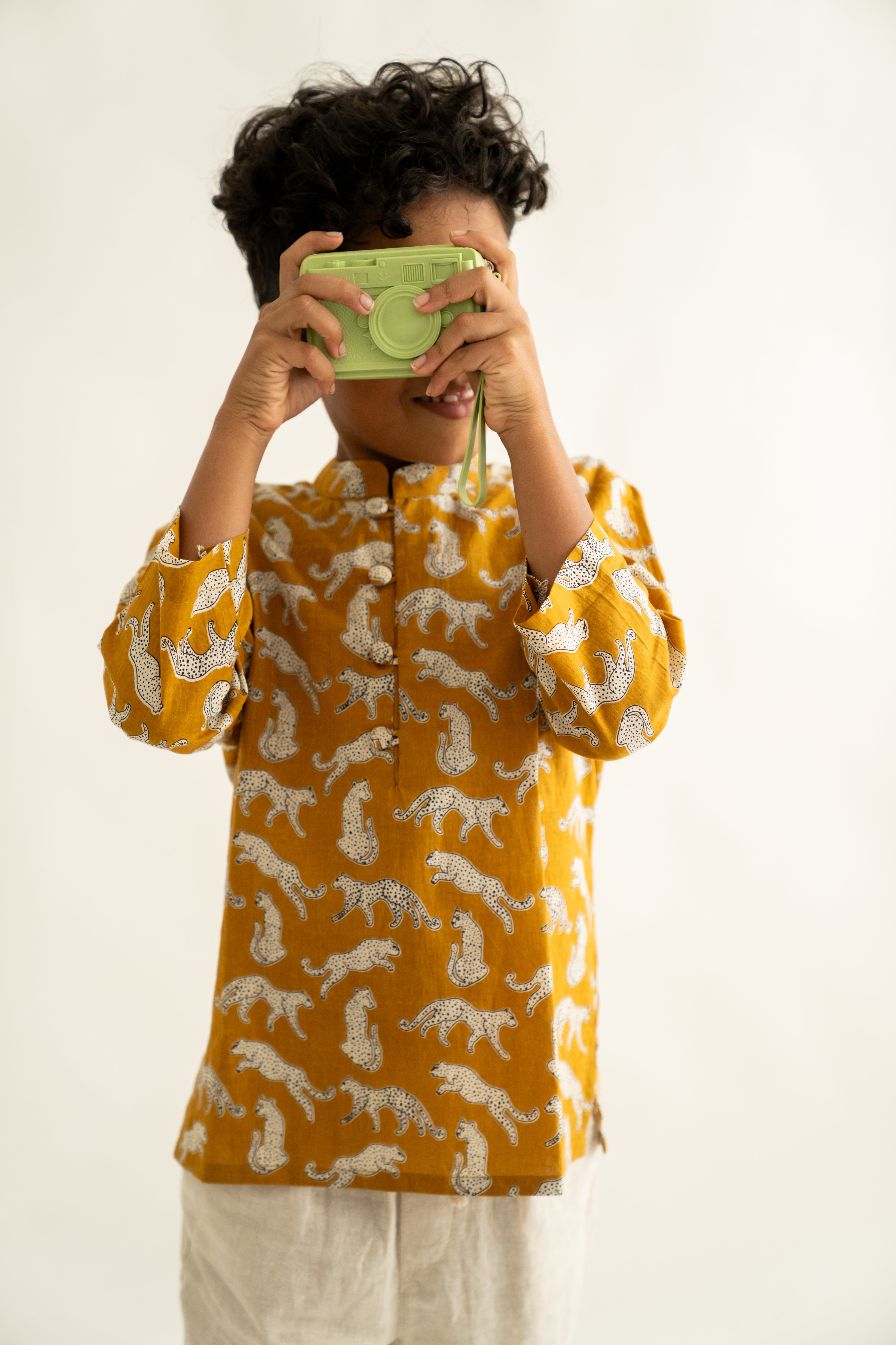 Yellow jungle shirt