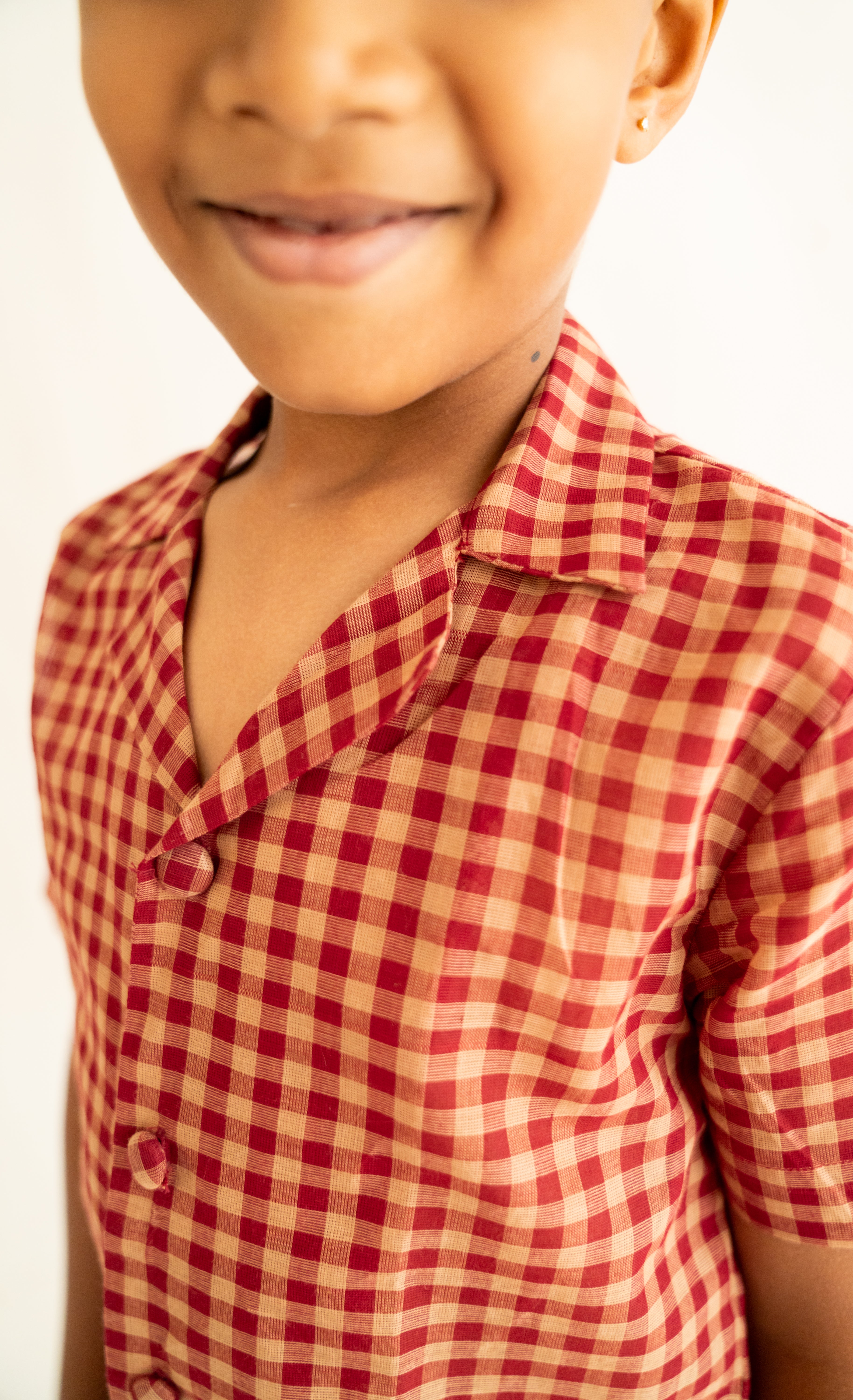 Red checked shirt