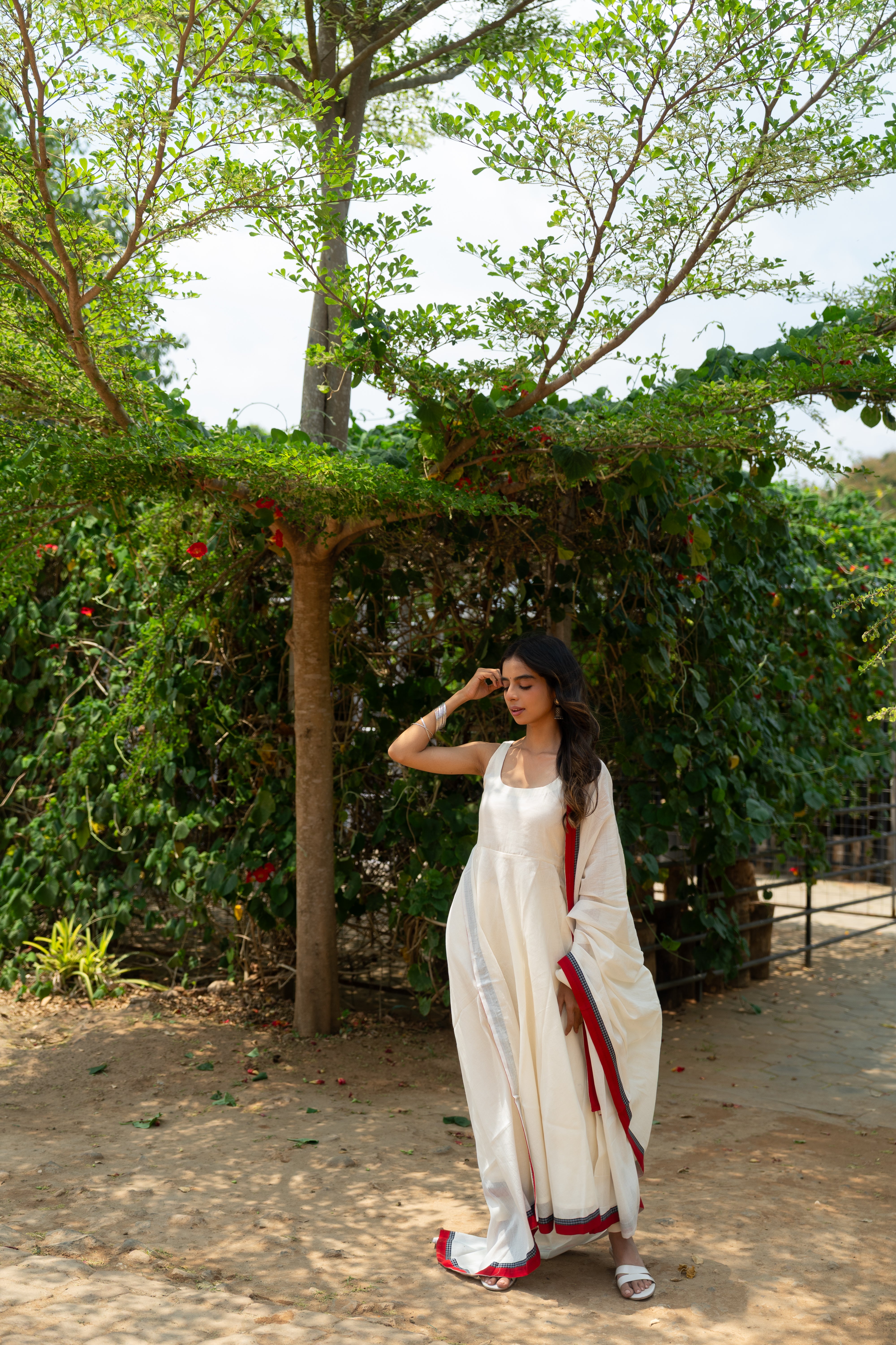 Nila Anarkali Set