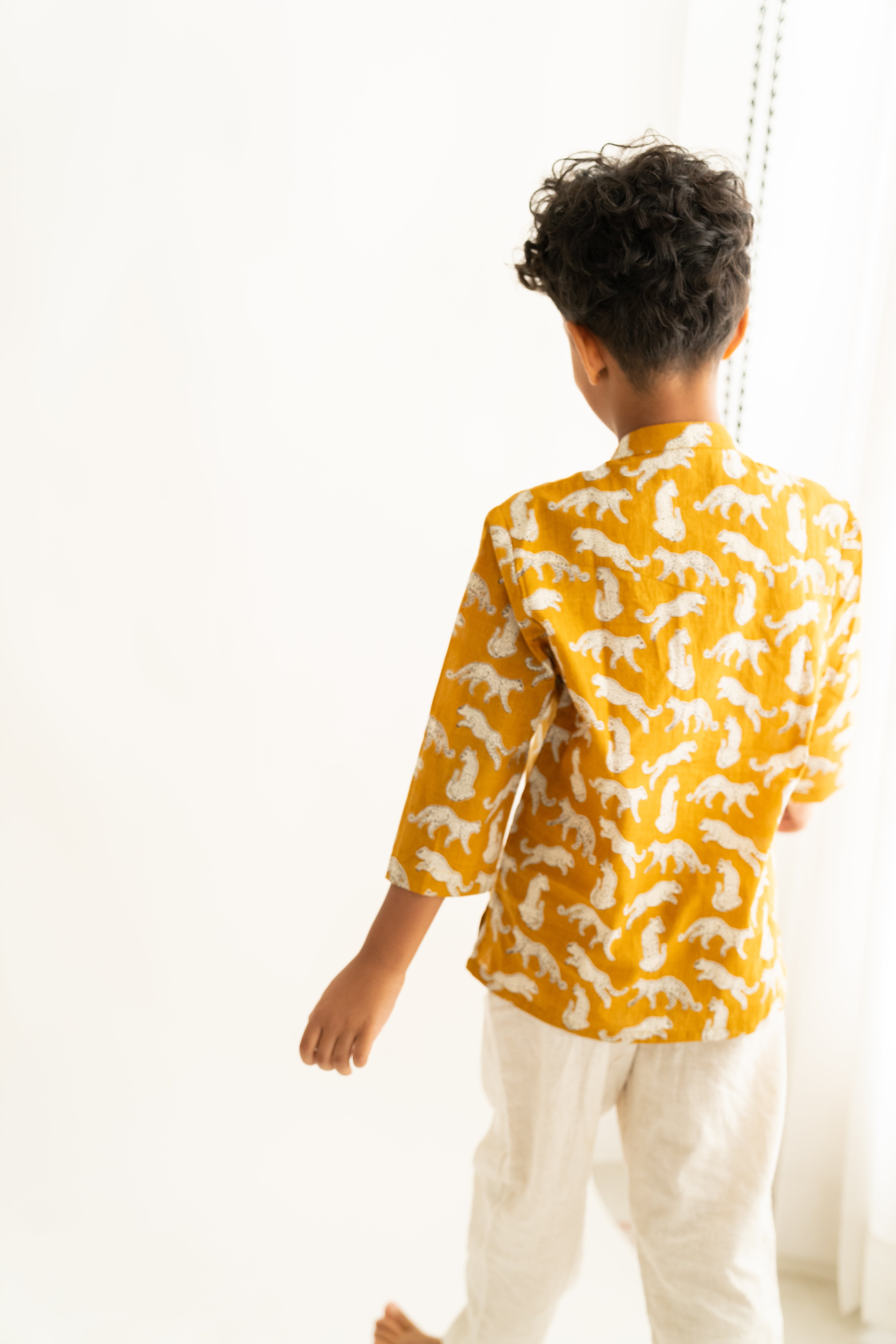 Yellow jungle shirt