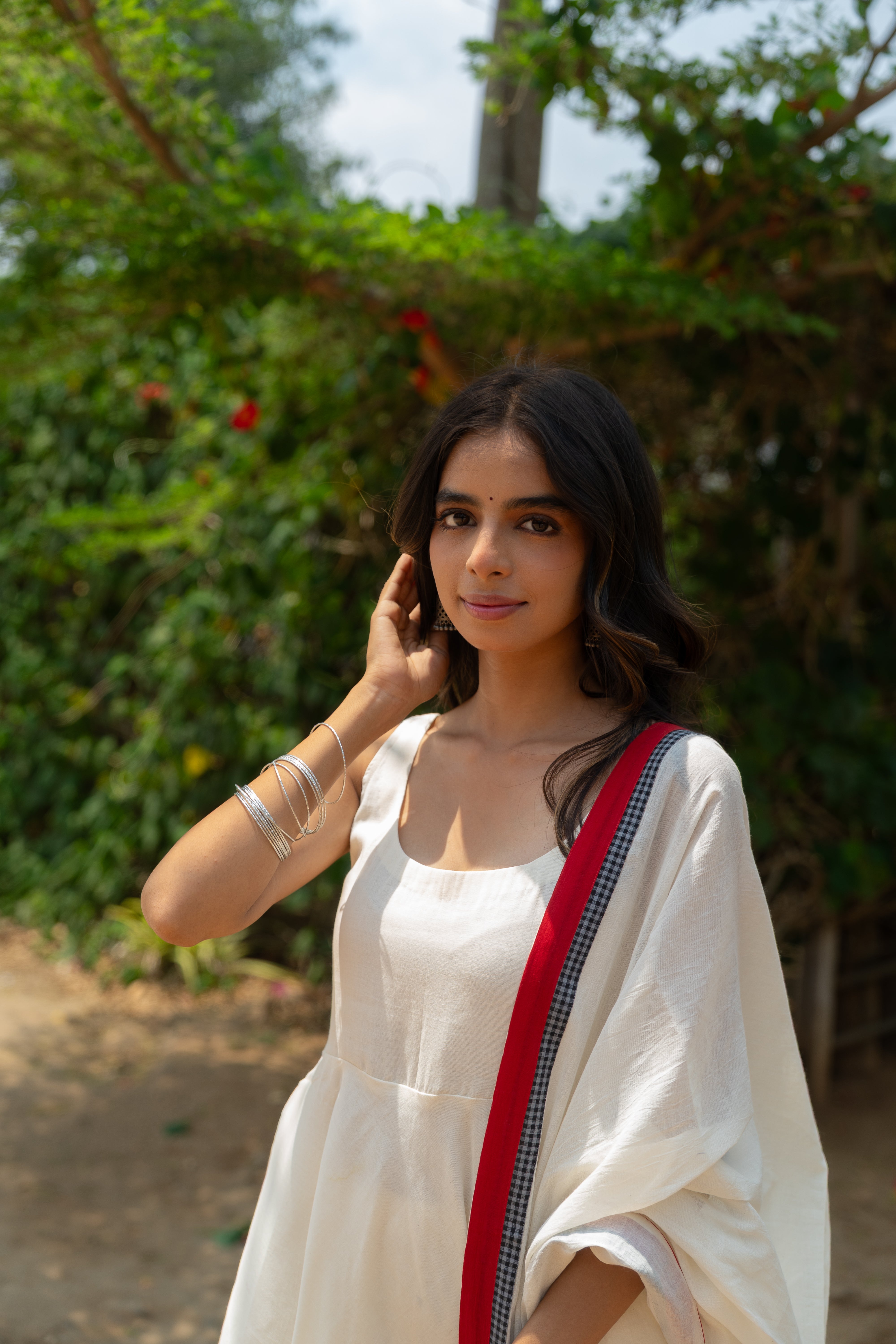 Nila Anarkali Set