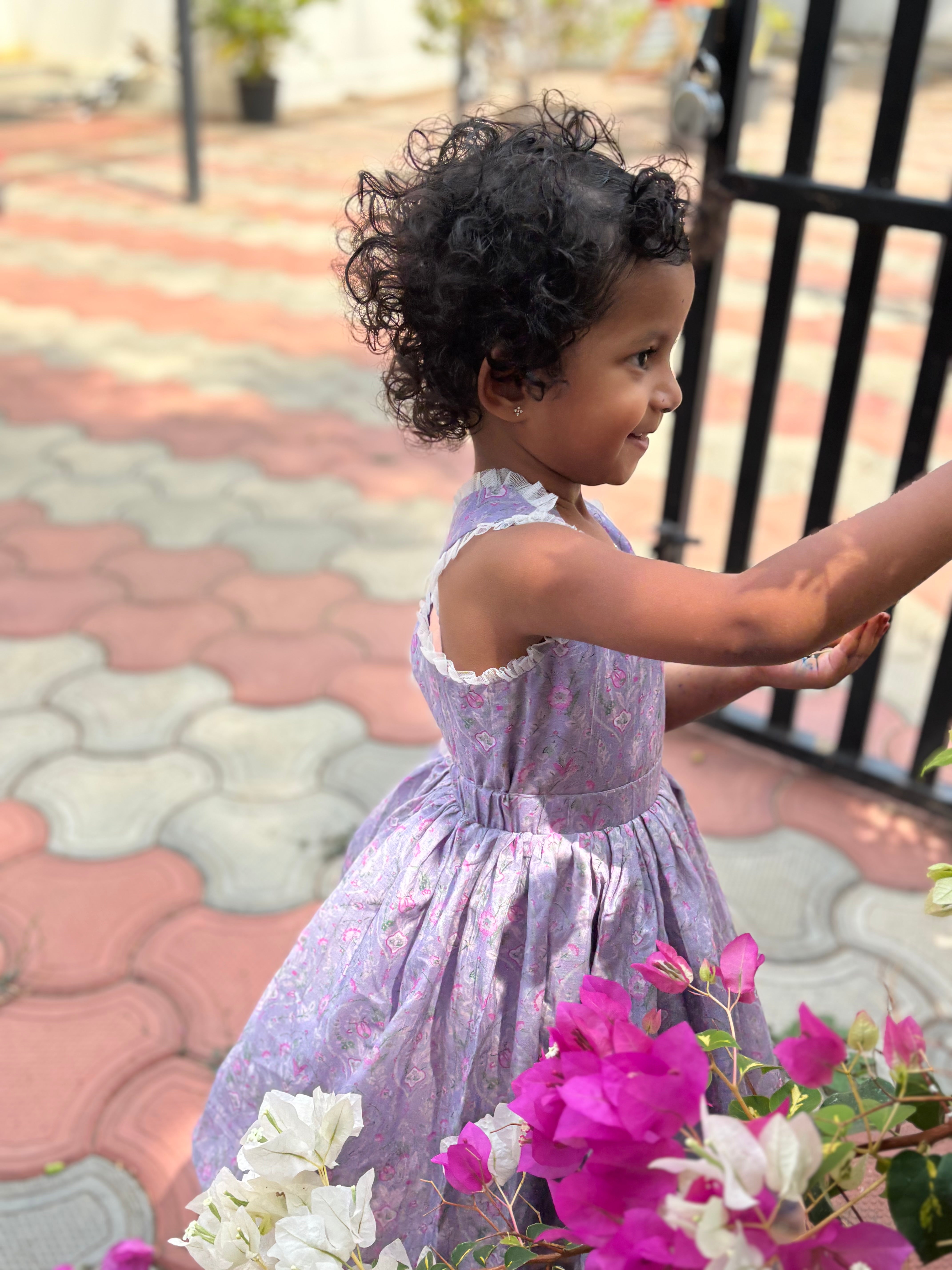 Lilac whimsy dress