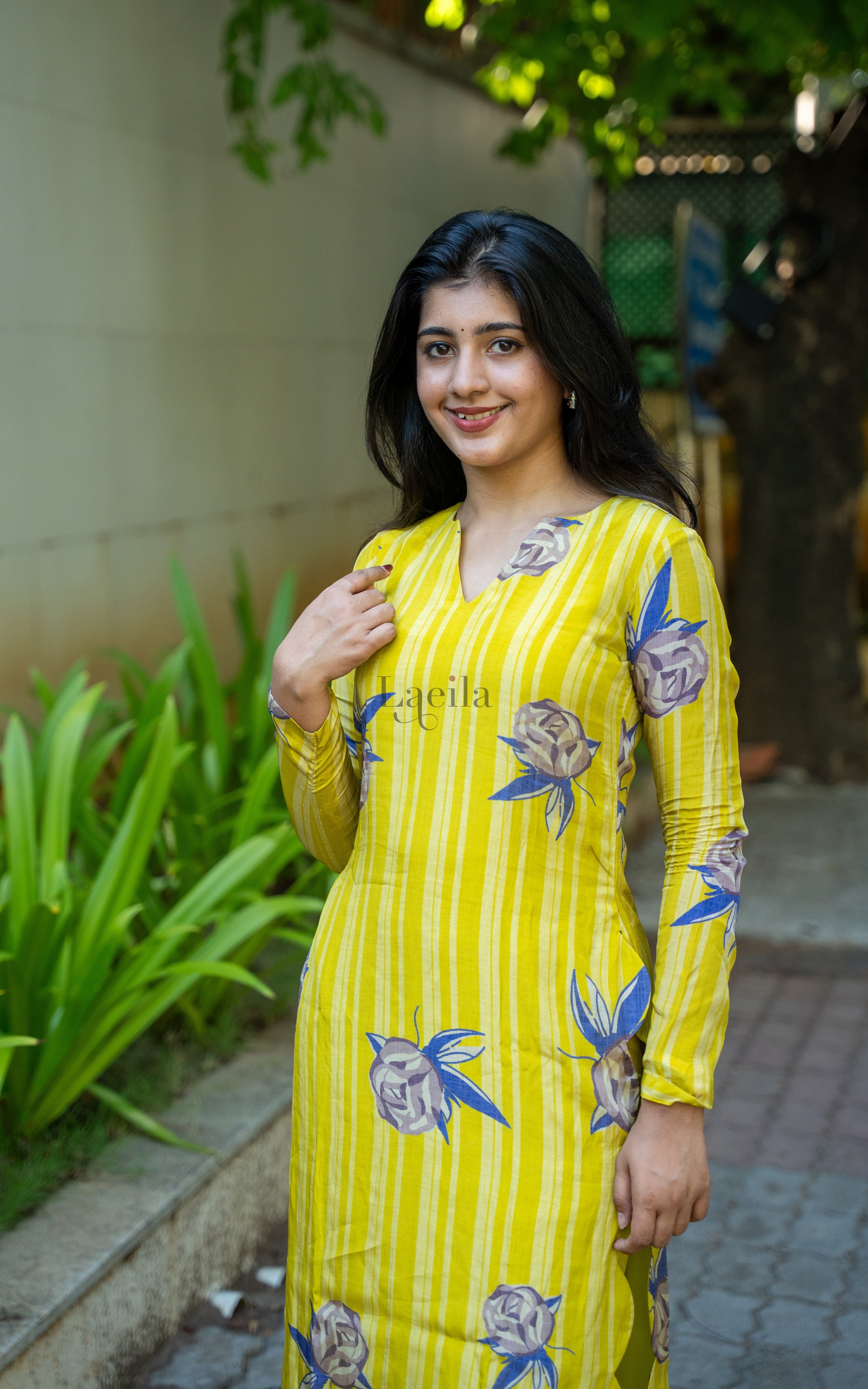 Pure Muslin Yellow Coord Set