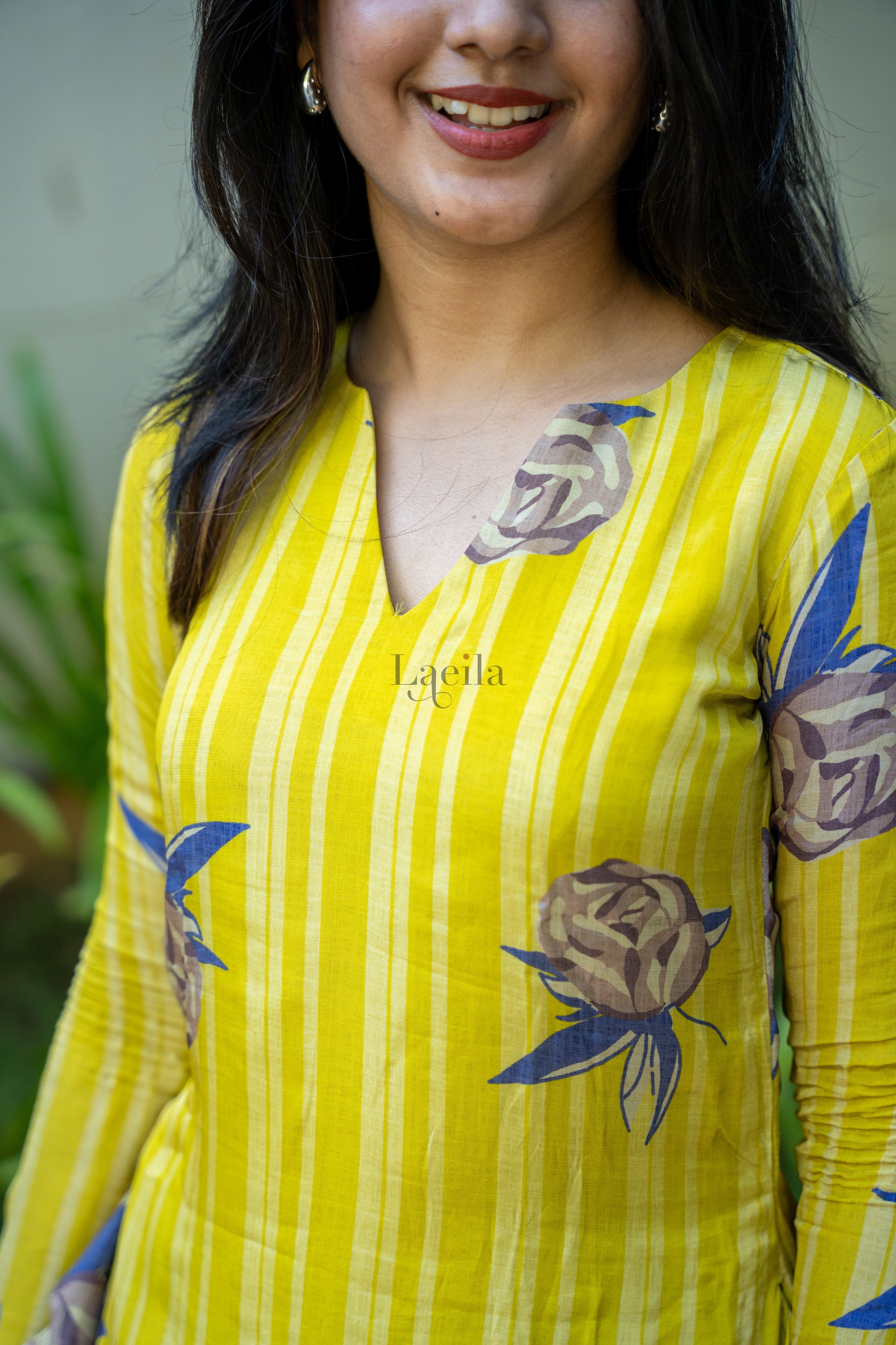 Pure Muslin Yellow Coord Set