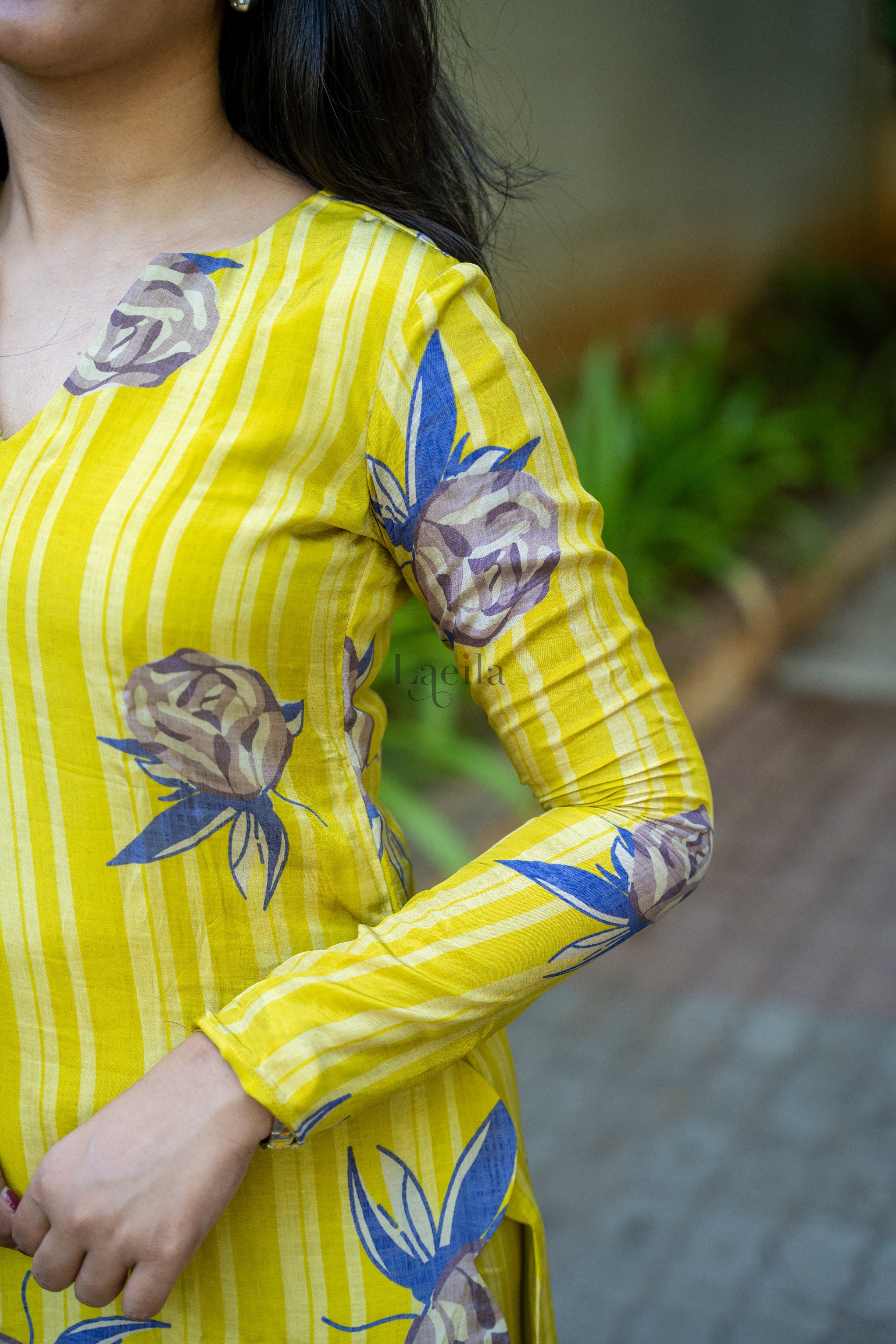 Pure Muslin Yellow Coord Set