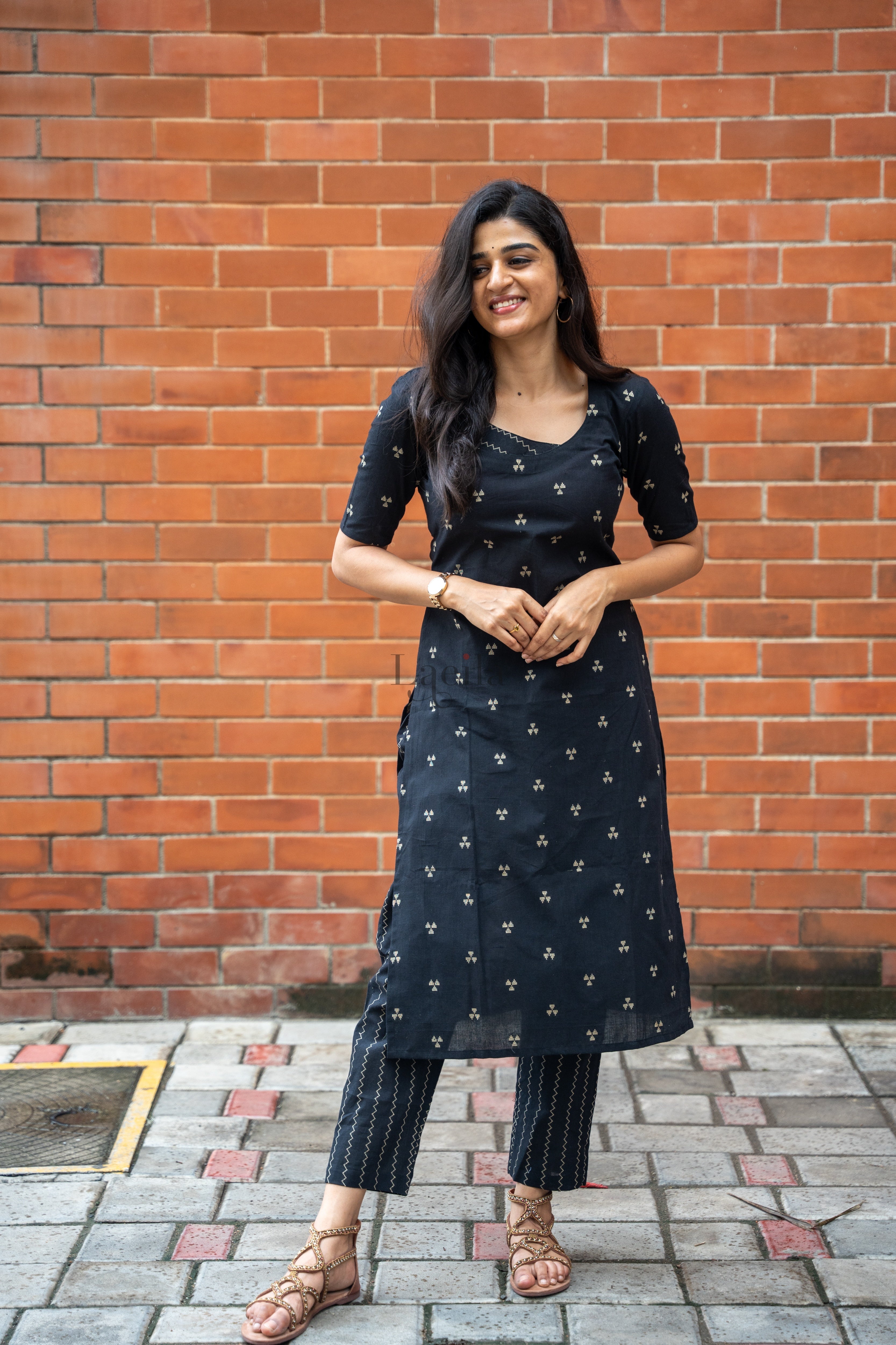 Black Cotton Coord set