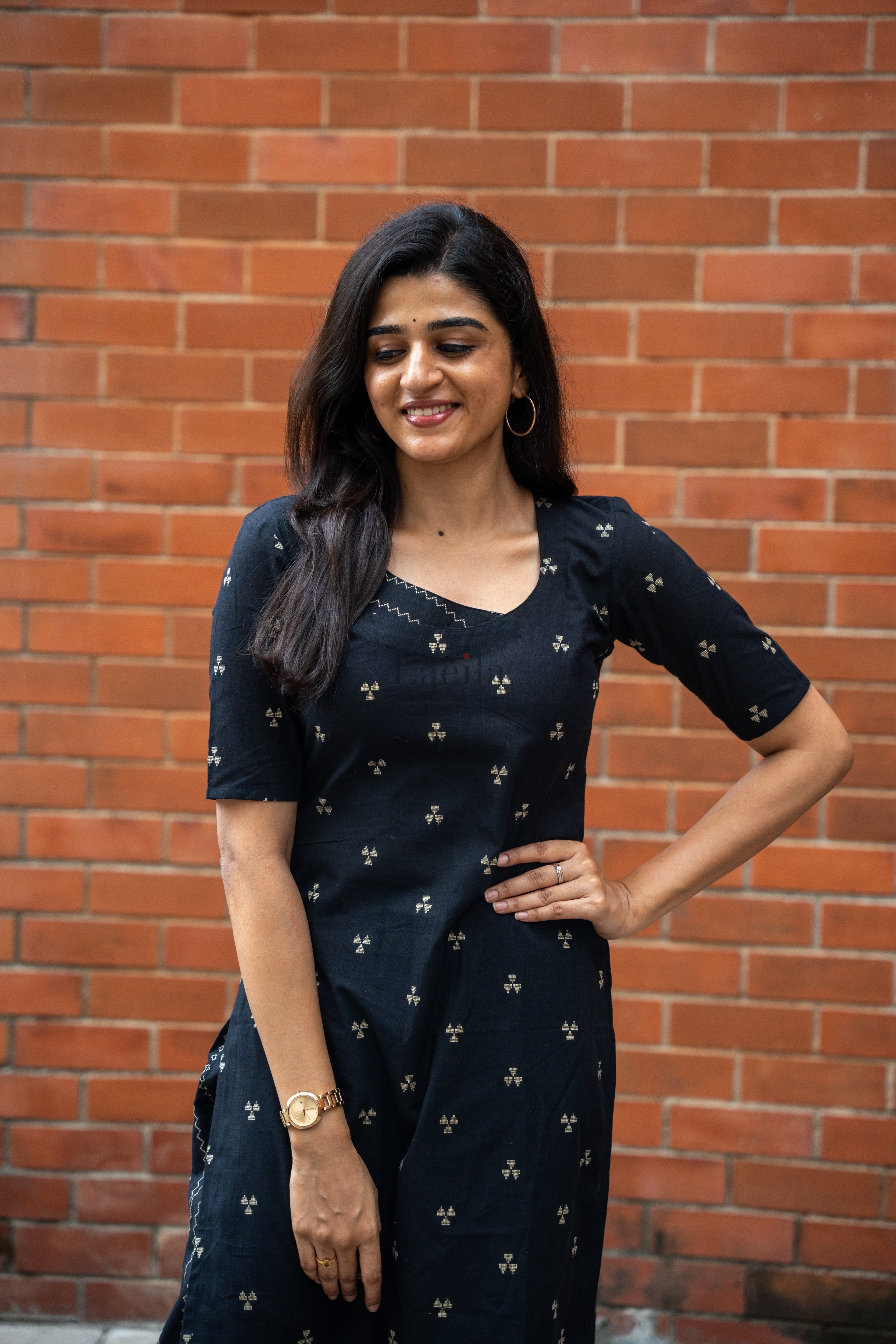 Black Cotton Coord set