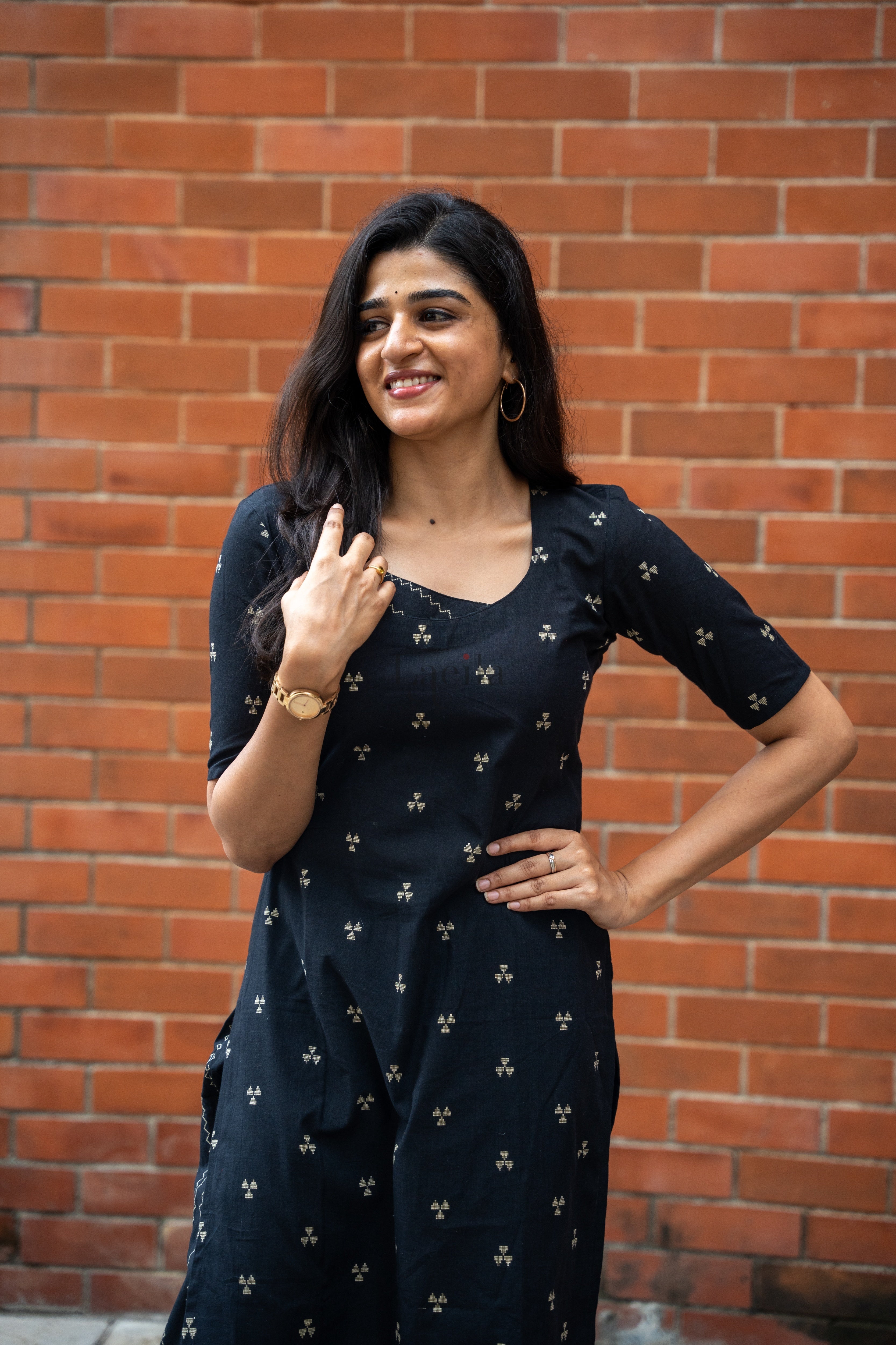 Black Cotton Coord set