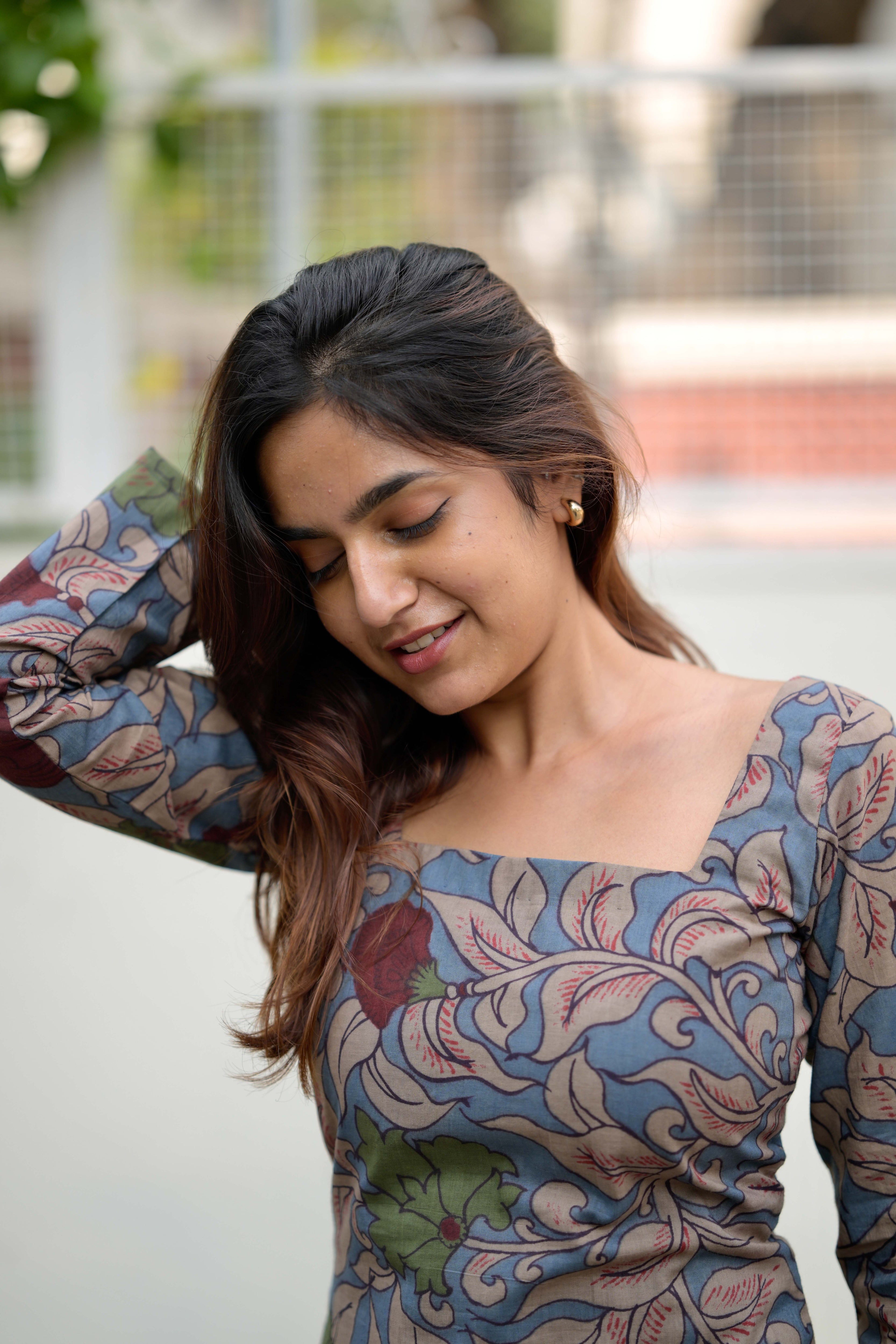 Kalamkari short kurta