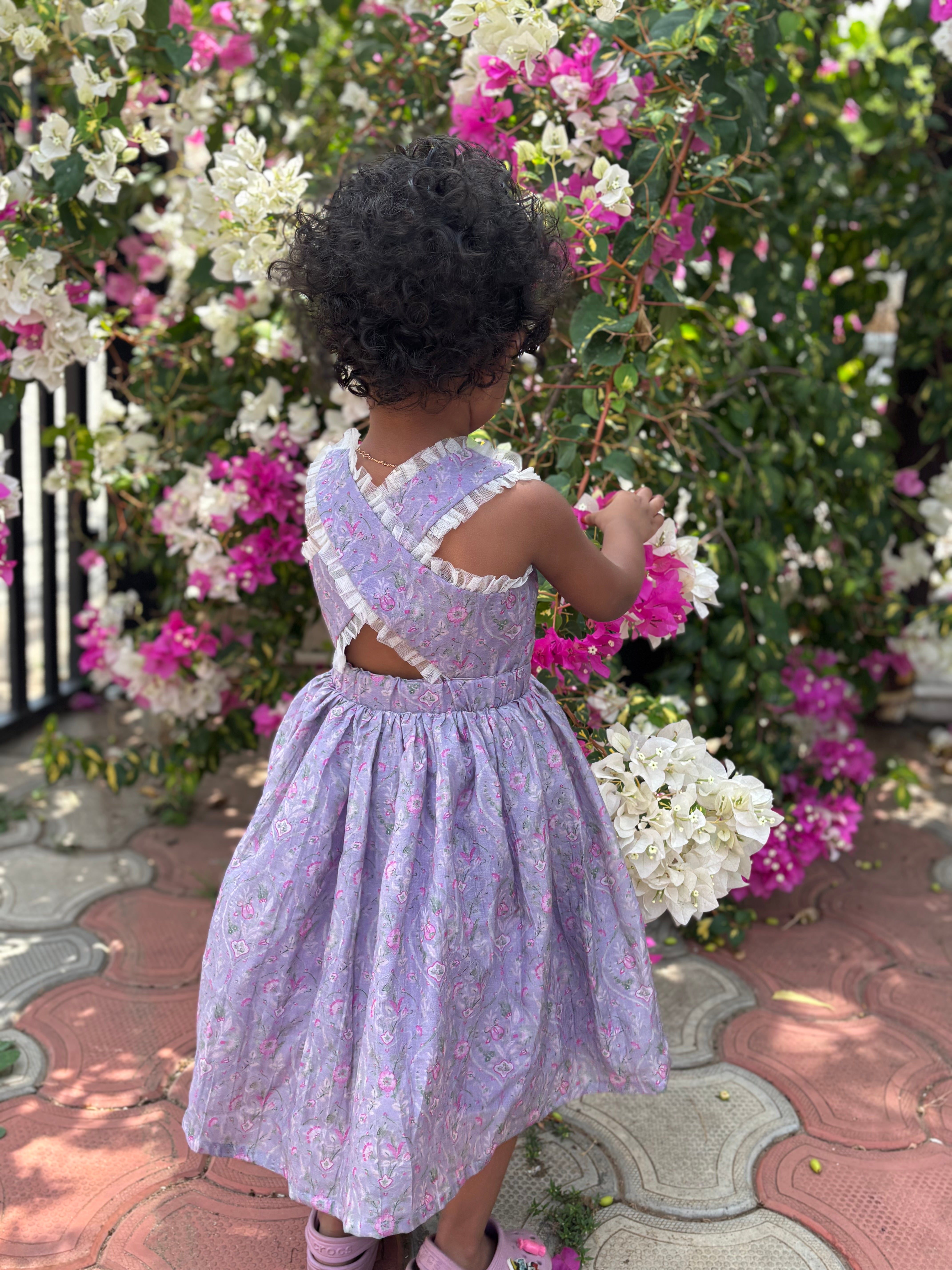 Lilac whimsy dress