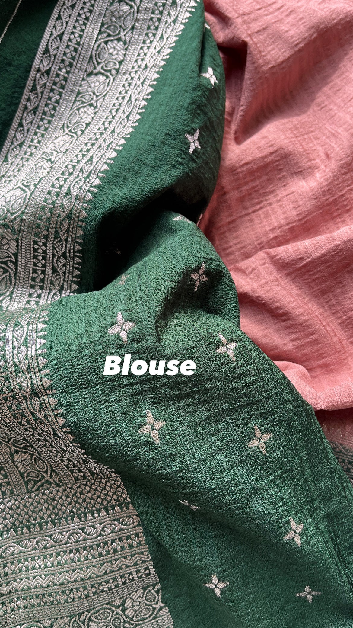 Pink & Mustard Pure Cotton Viscose saree