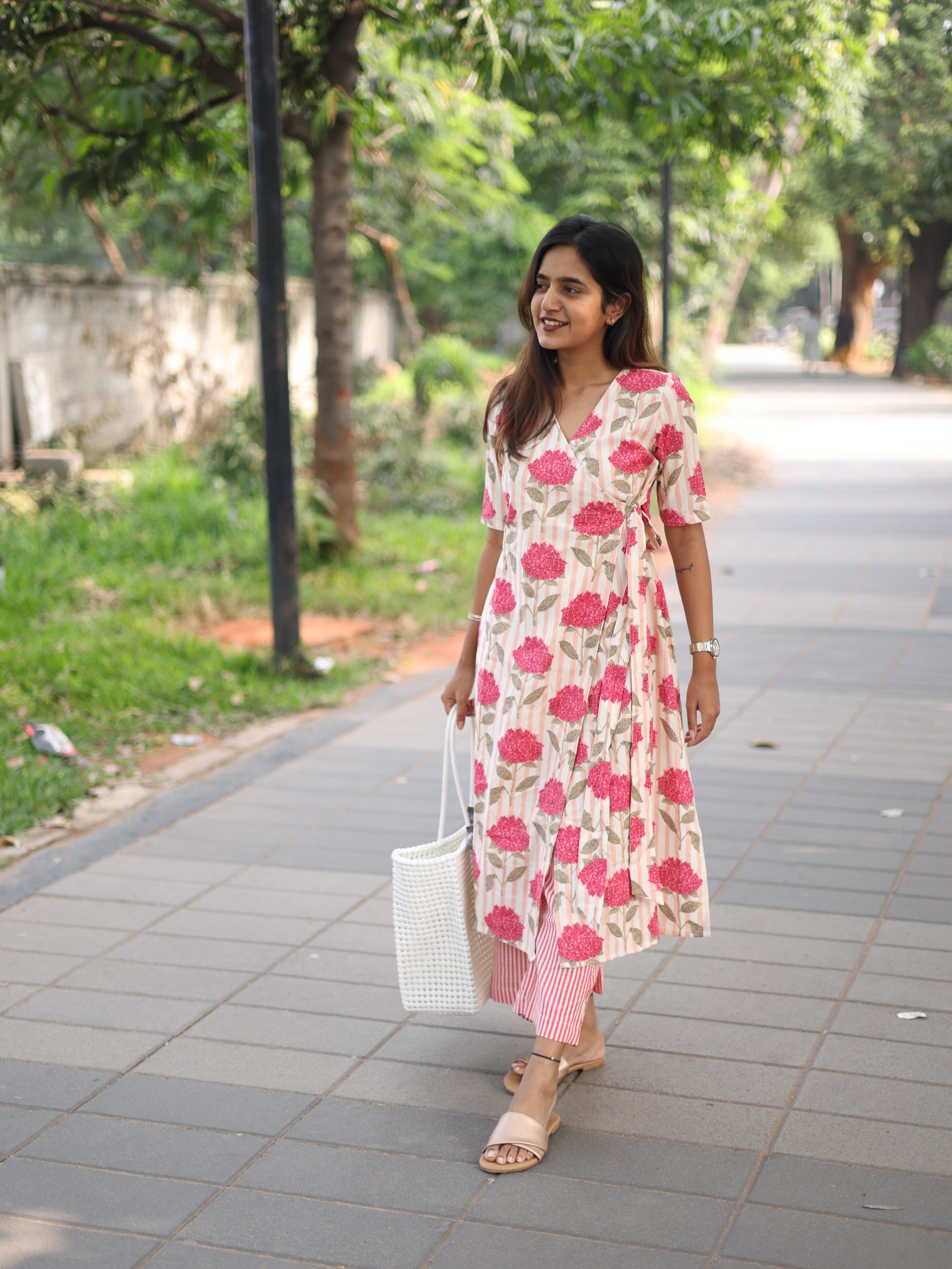 Peach flower Cotton set