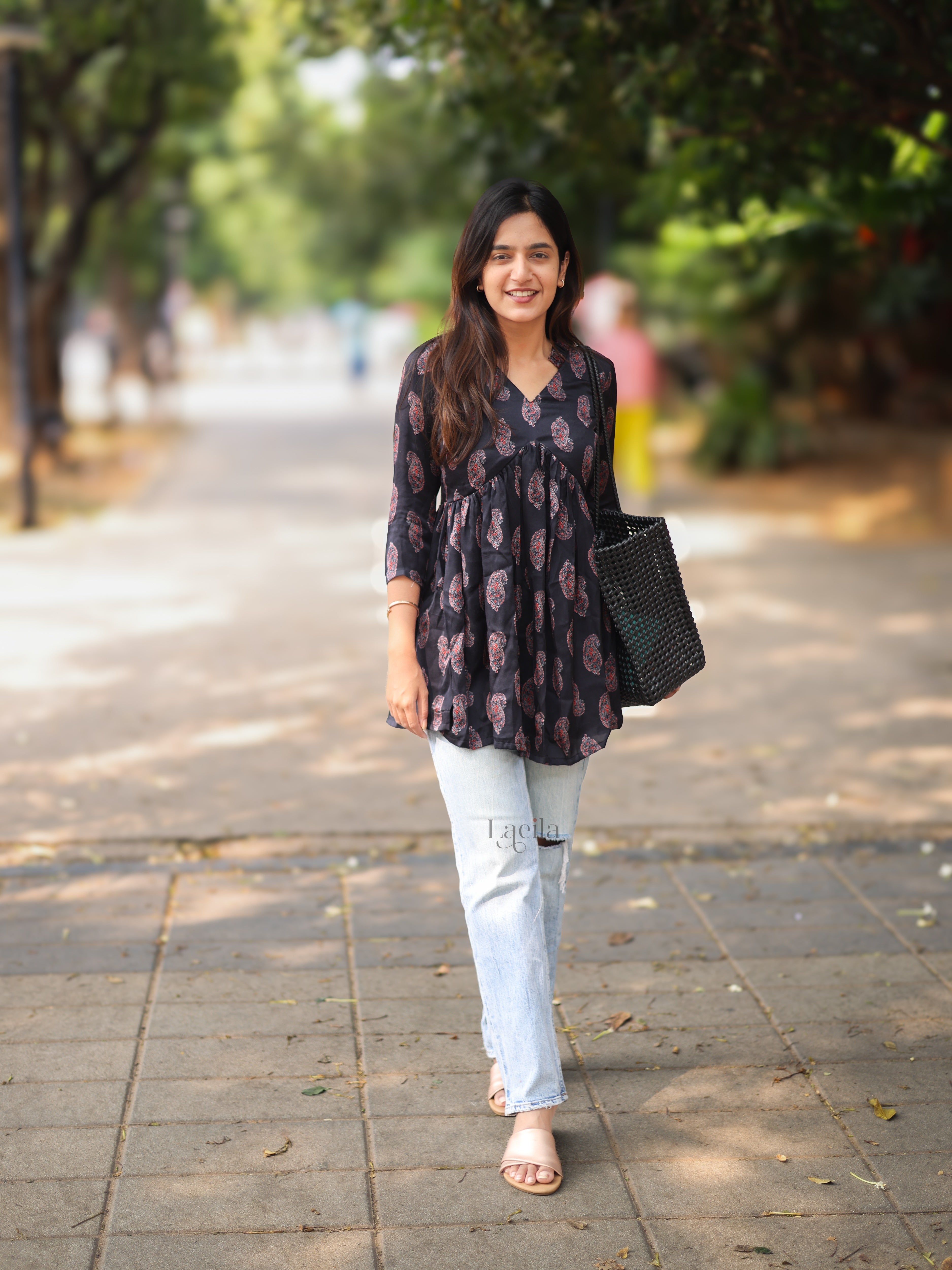 Pure mulmul Alia cut kurta