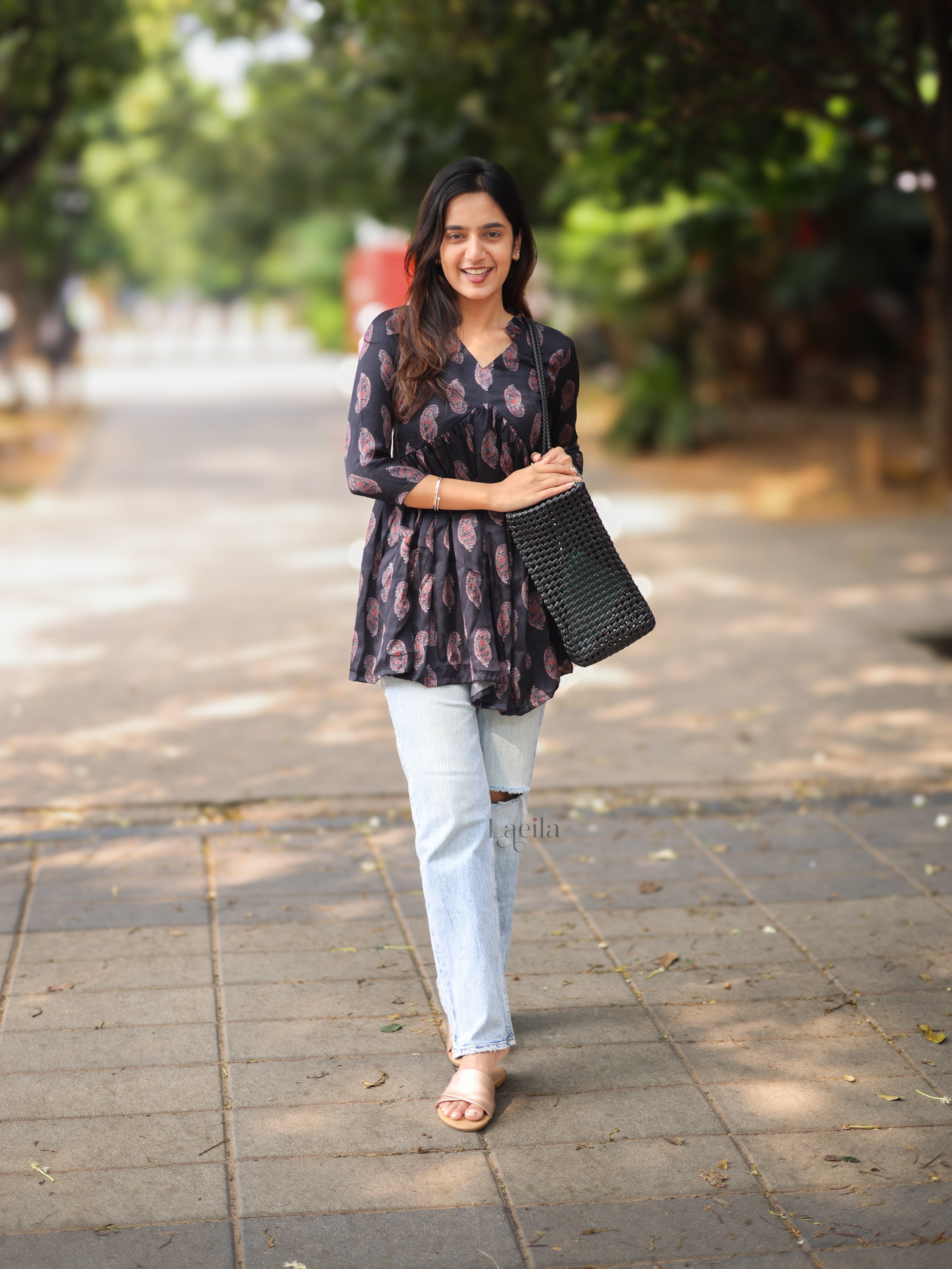 Pure mulmul Alia cut kurta