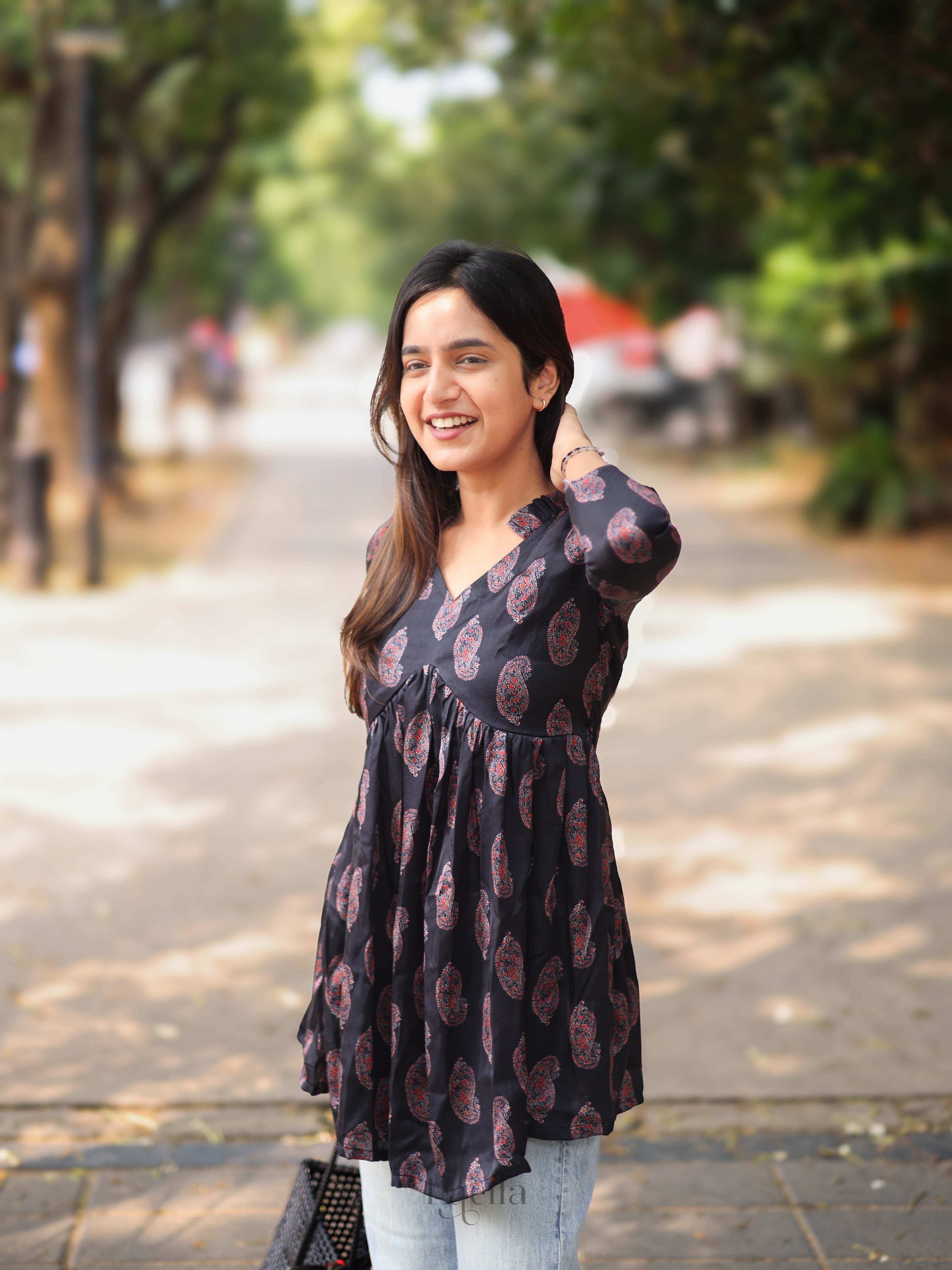 Pure mulmul Alia cut kurta