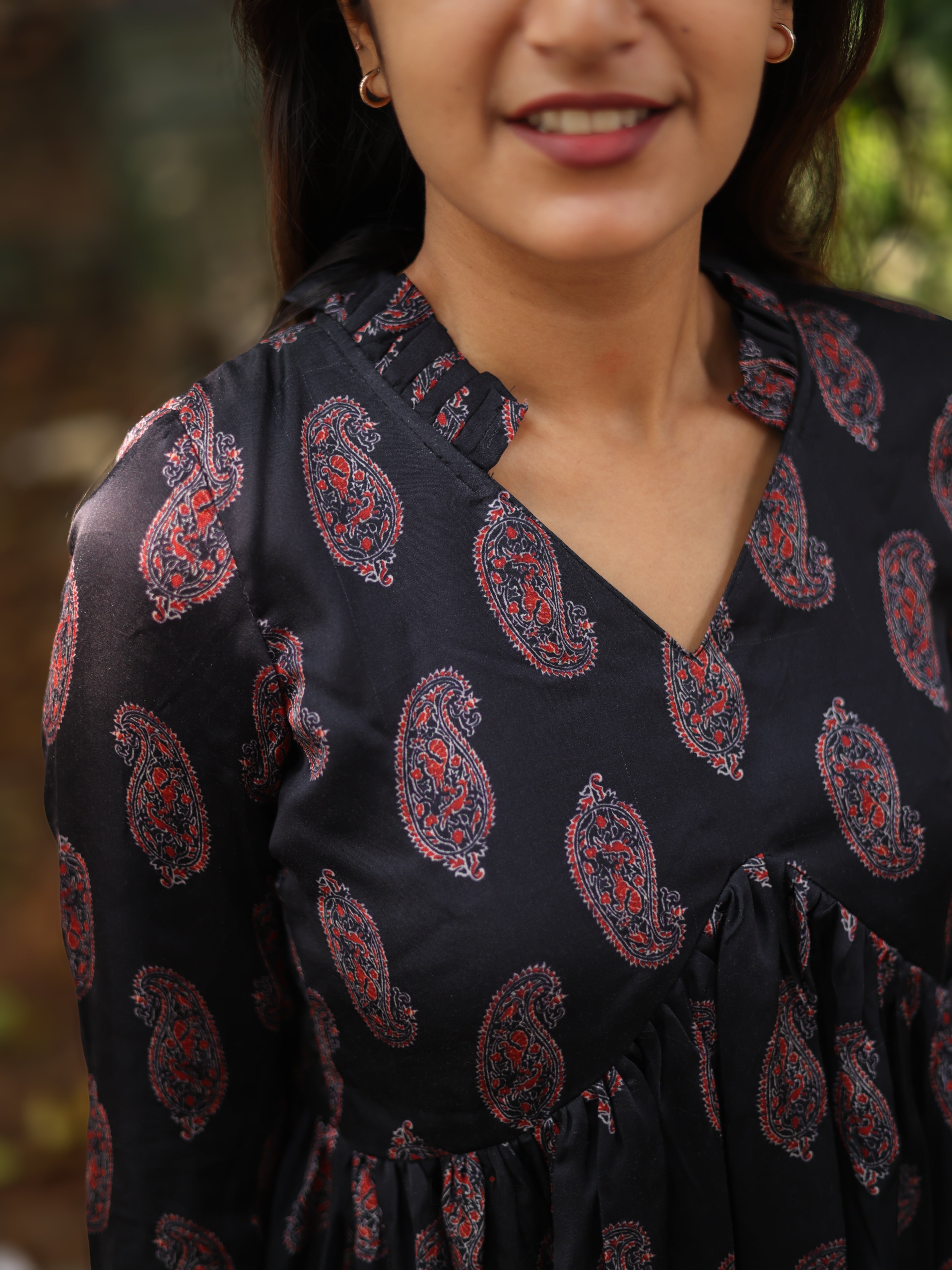 Pure mulmul Alia cut kurta