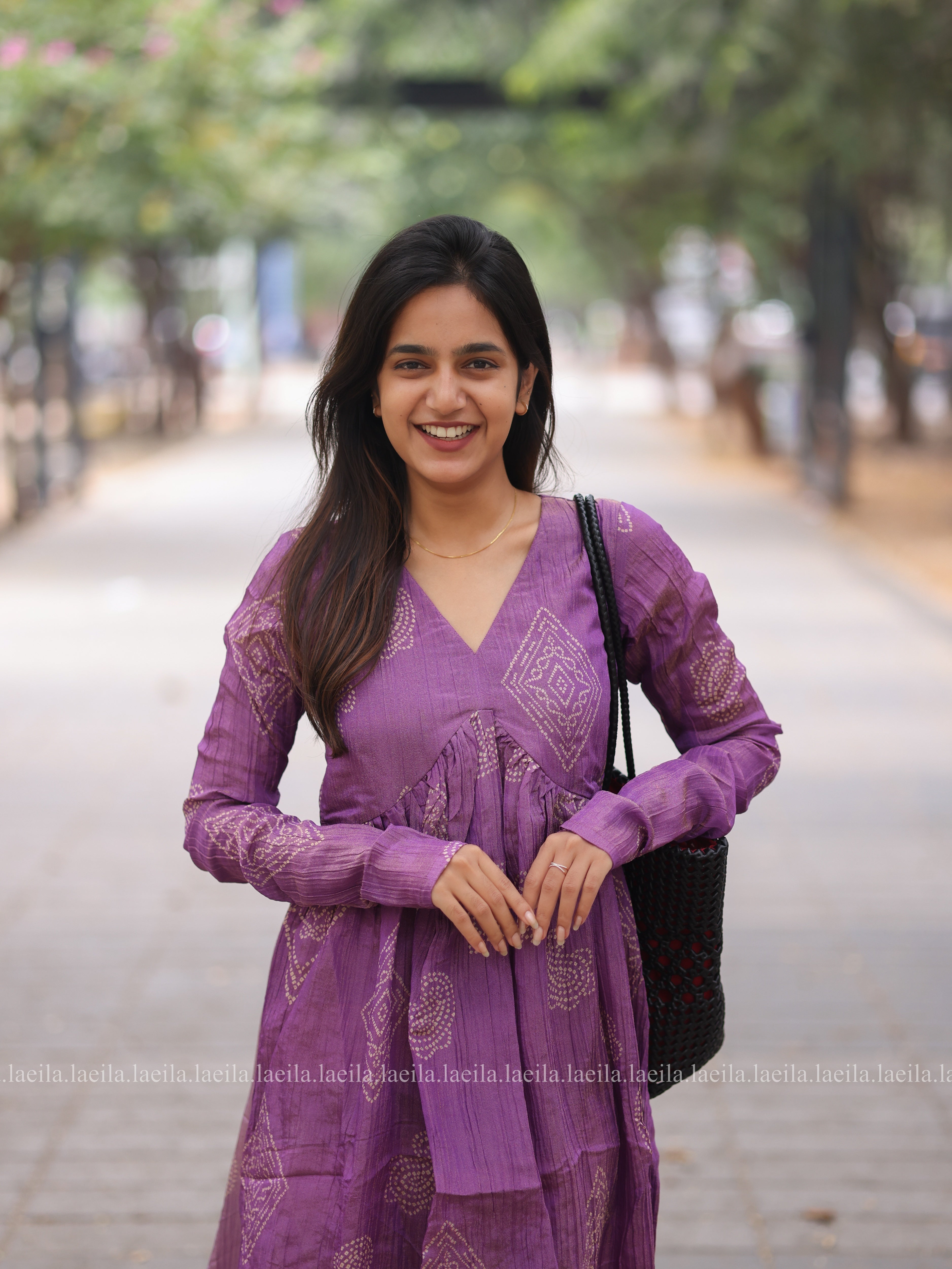 Lavender Alia cut Top