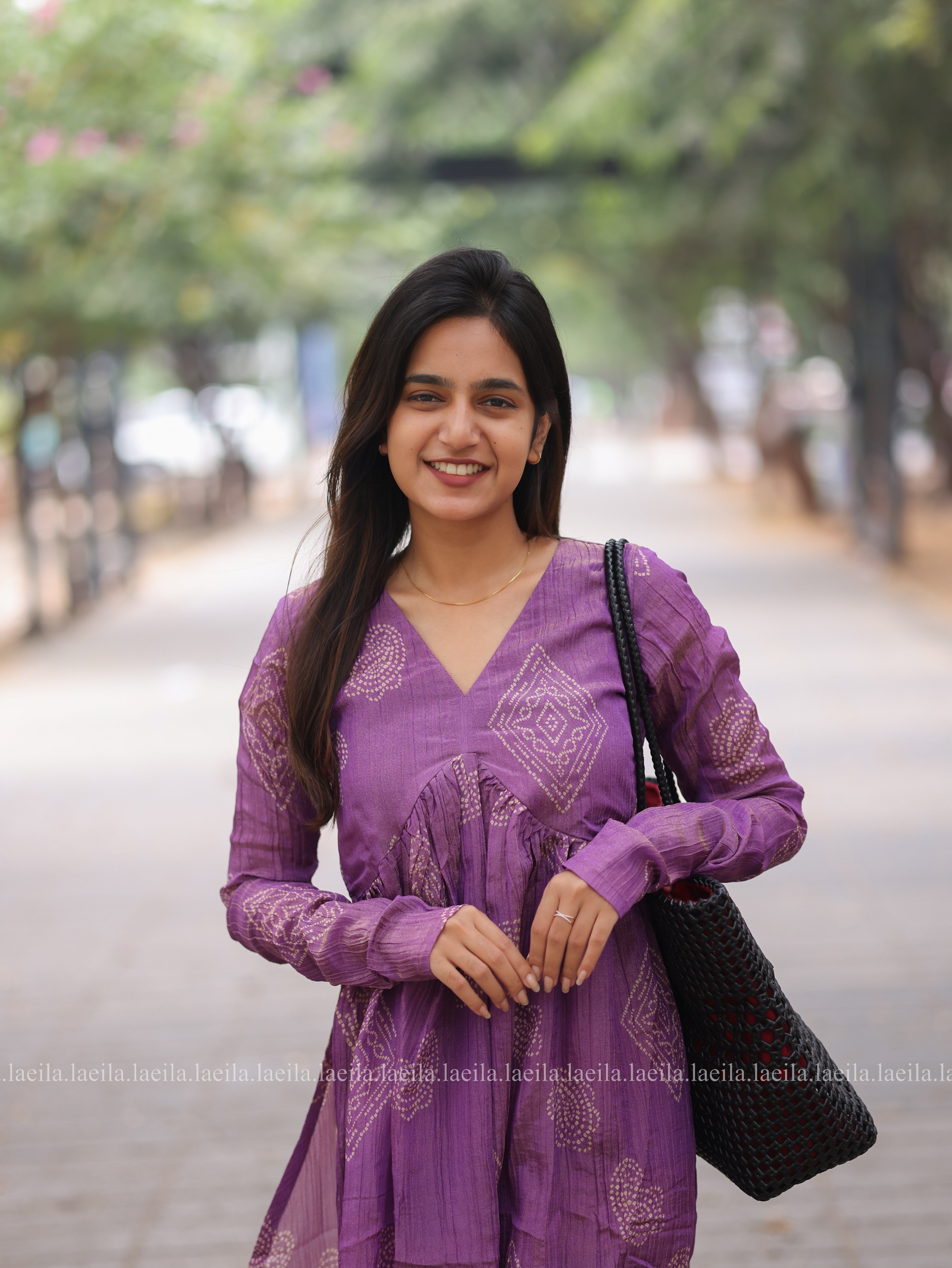 Lavender Alia cut Top