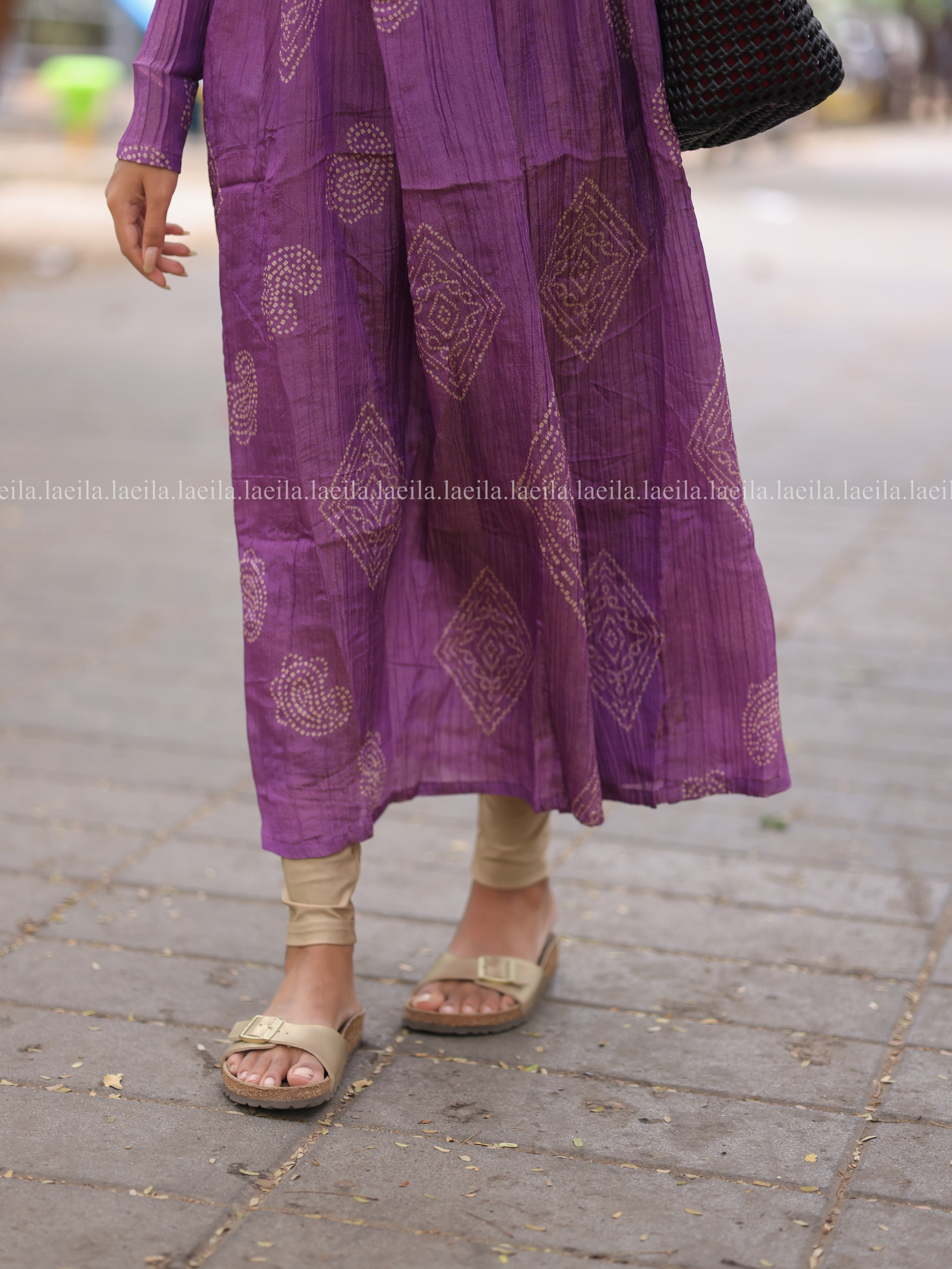 Lavender Alia cut Top