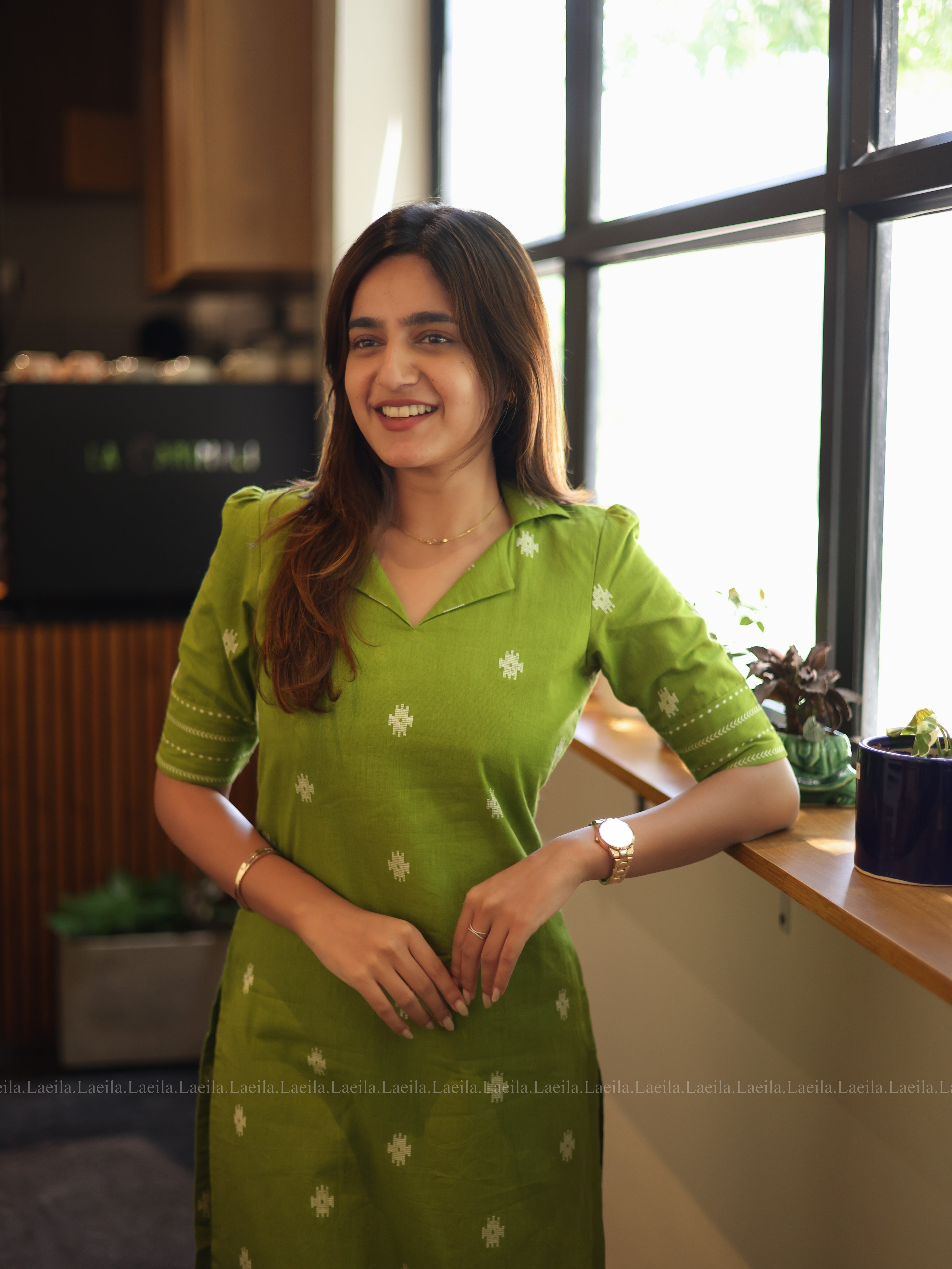 Green Meera cotton set