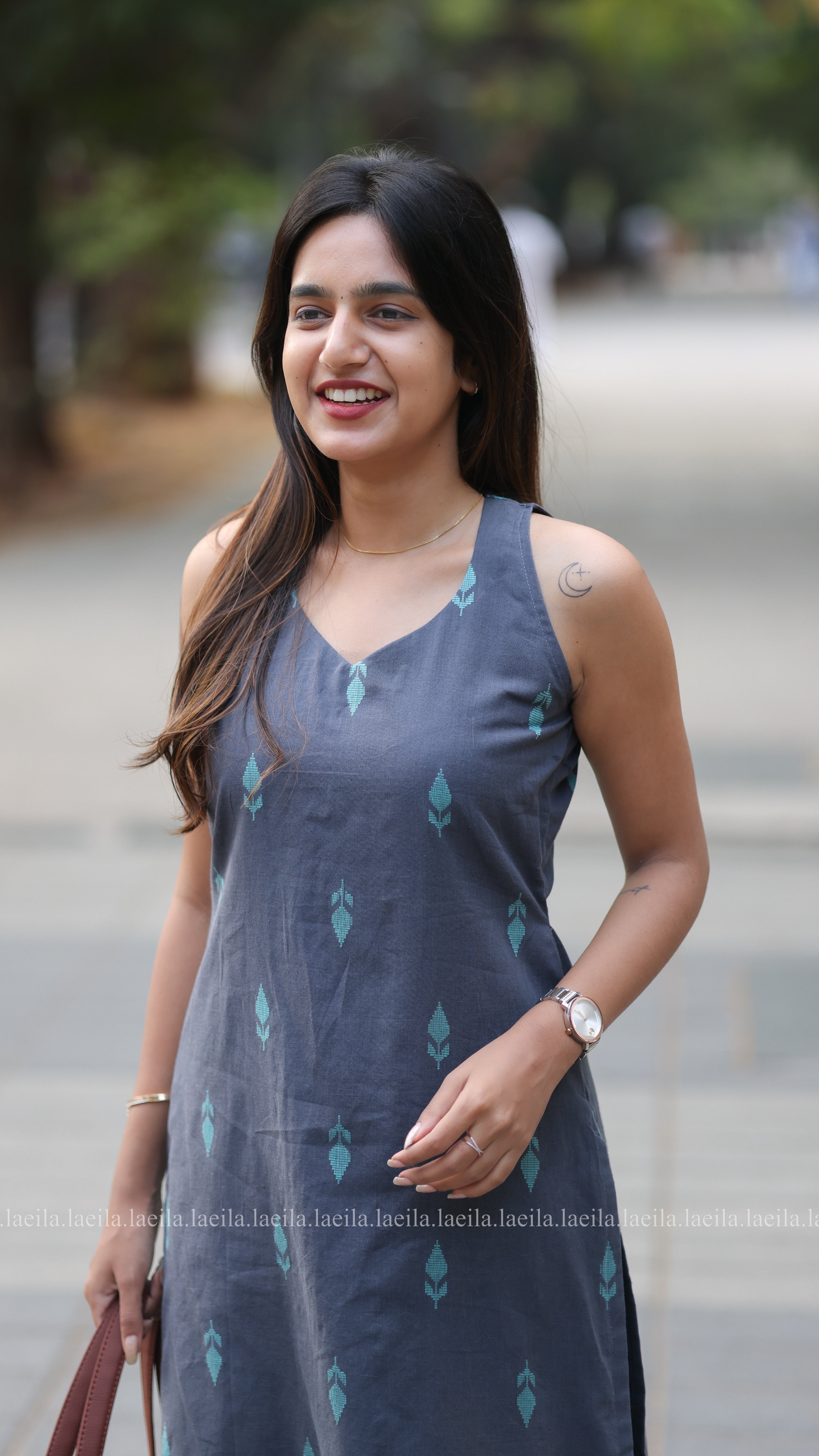 Grey Purple Meera cotton set