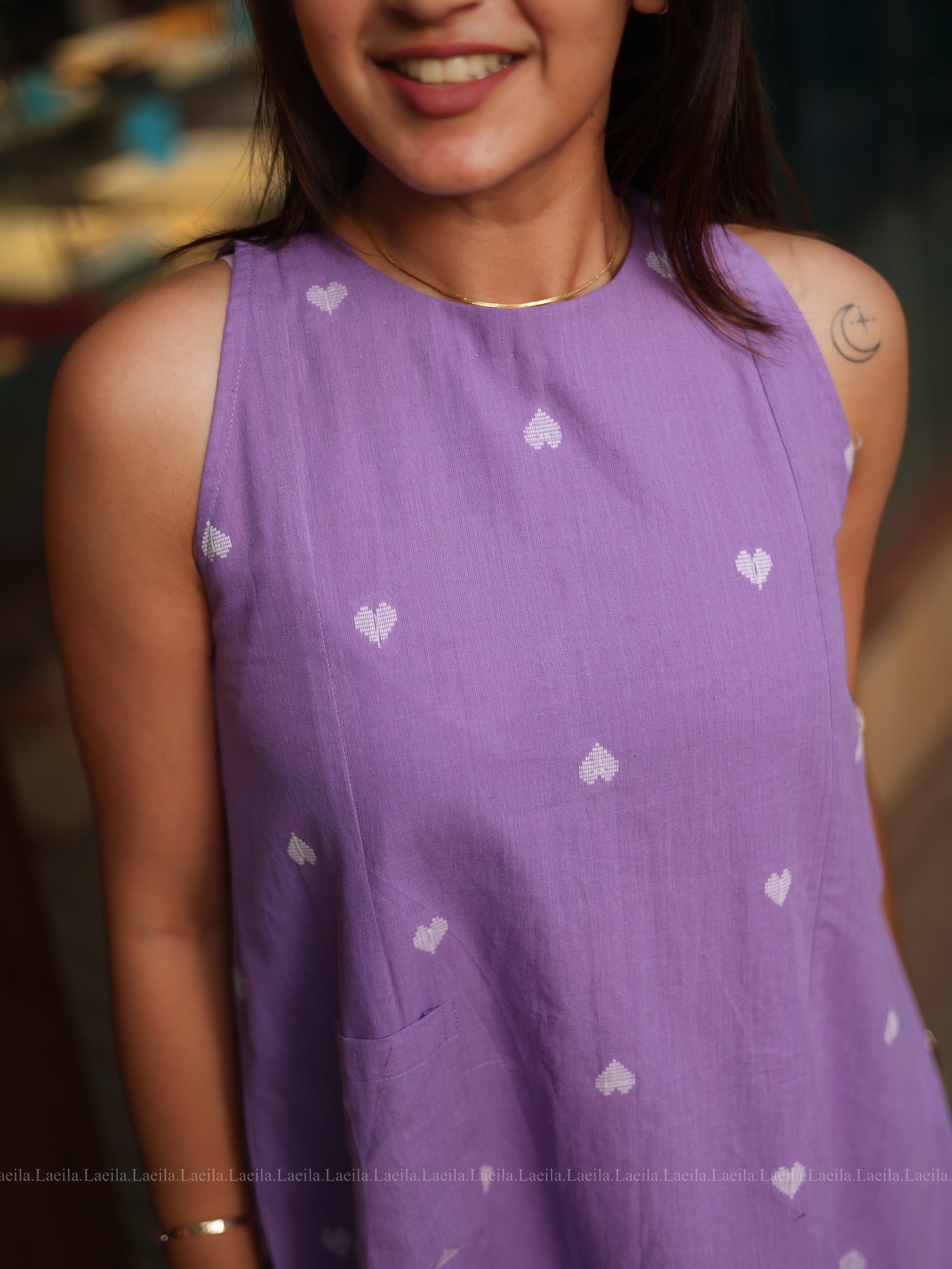 Lavender Heart Dress