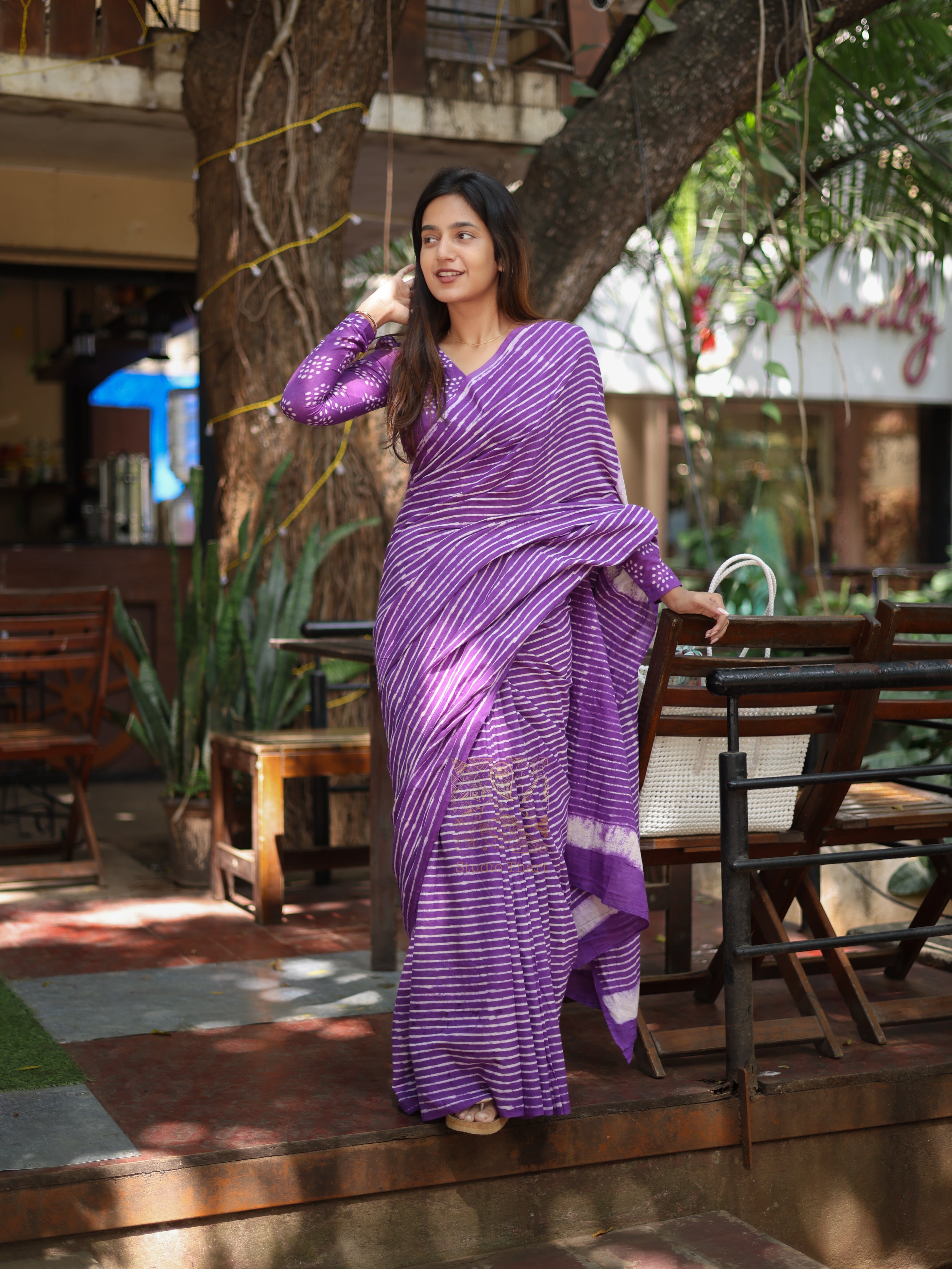 Pure Cotton saree with Vibrant Color