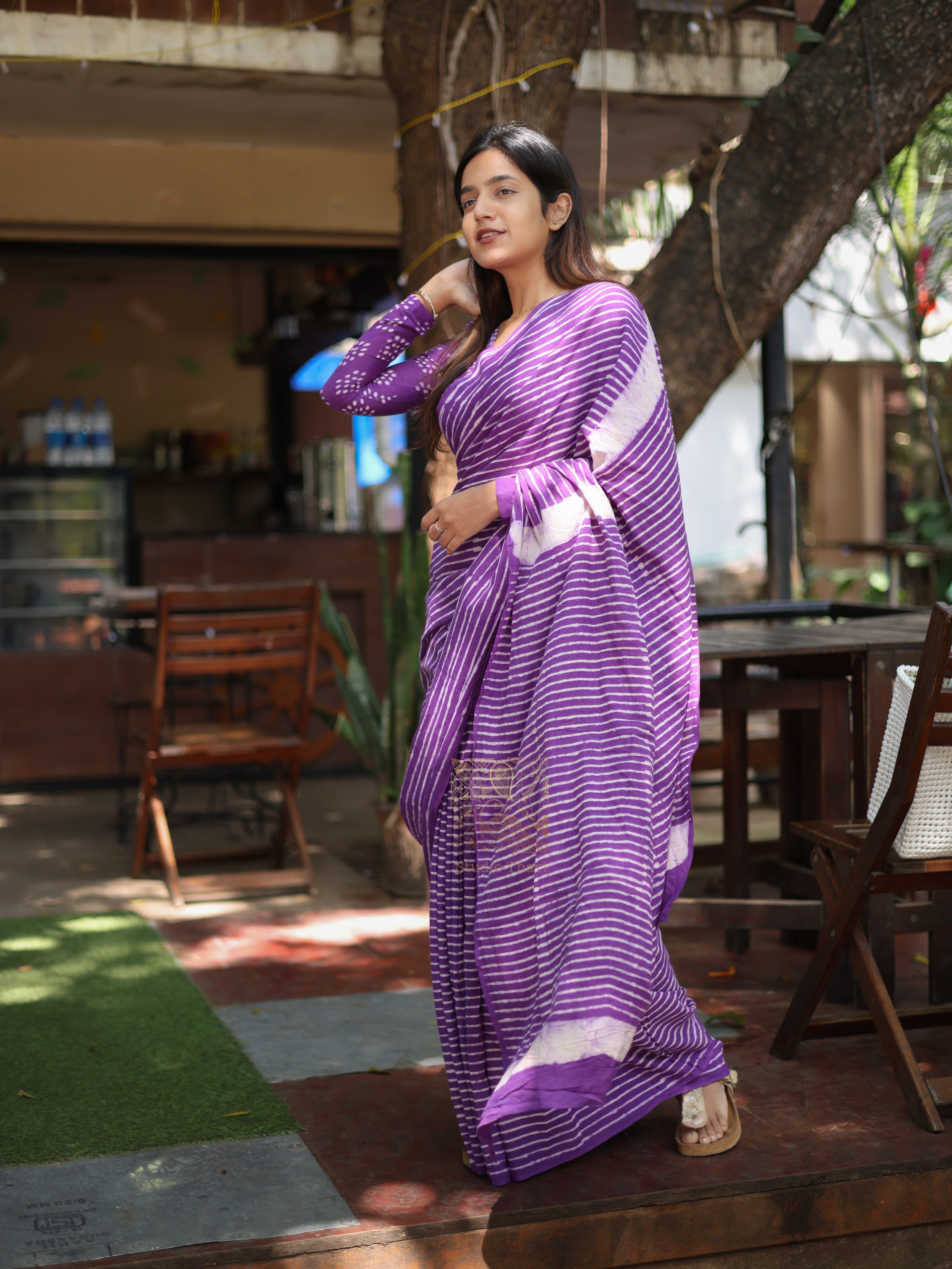 Pure Cotton saree with Vibrant Color