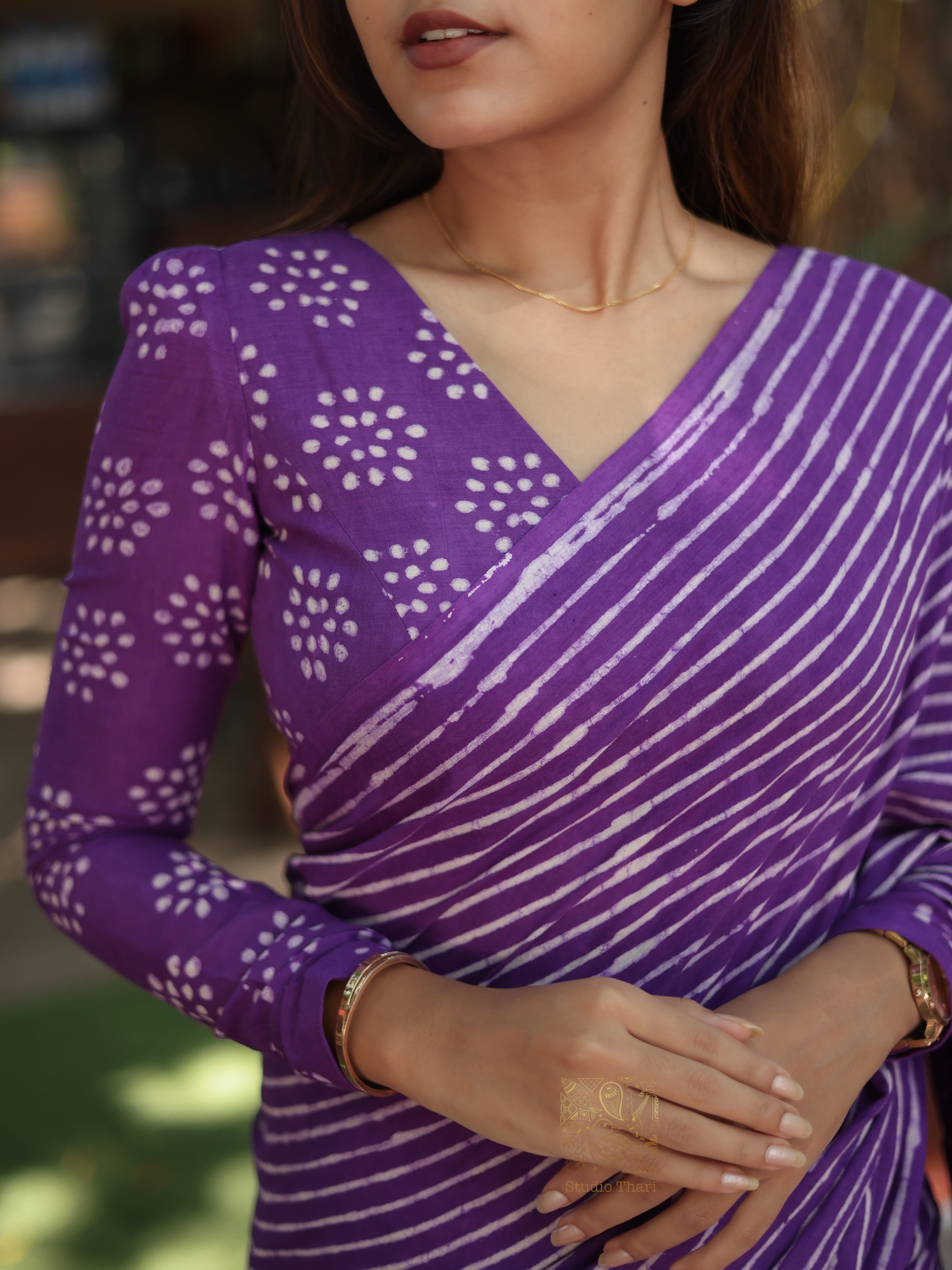 Pure Cotton saree with Vibrant Color