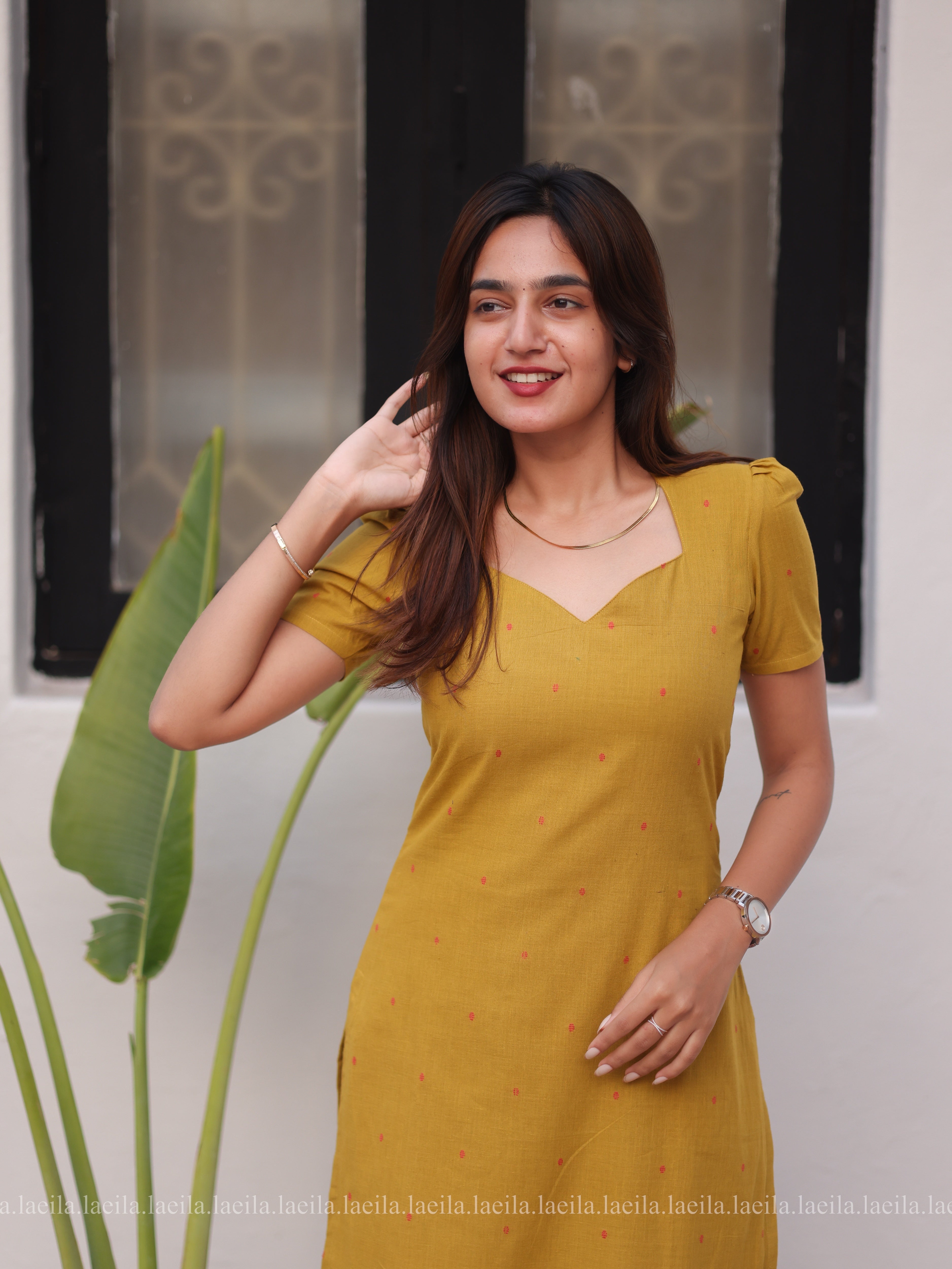 Mustard Meera Cotton Set