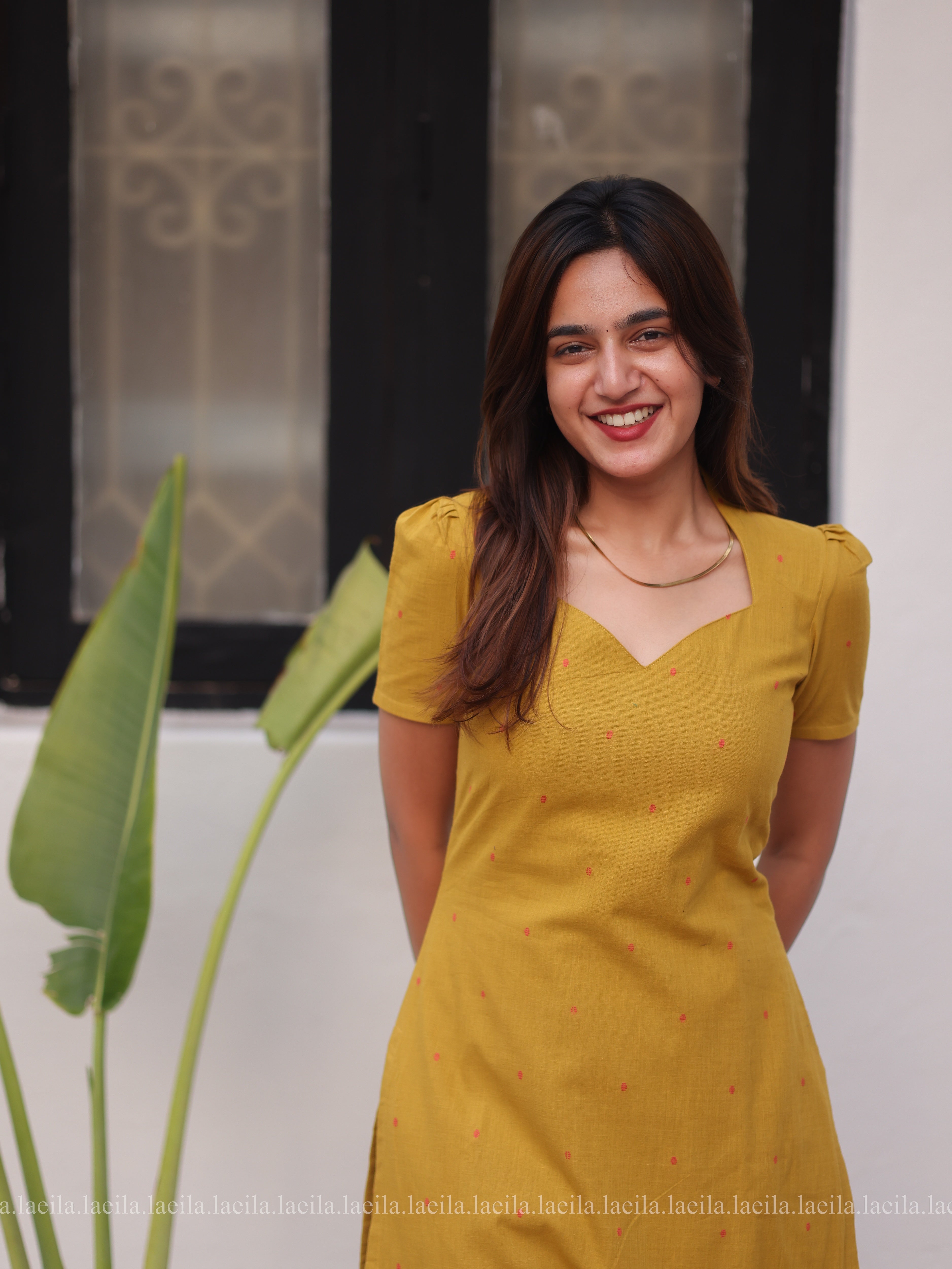 Mustard Meera Cotton Set