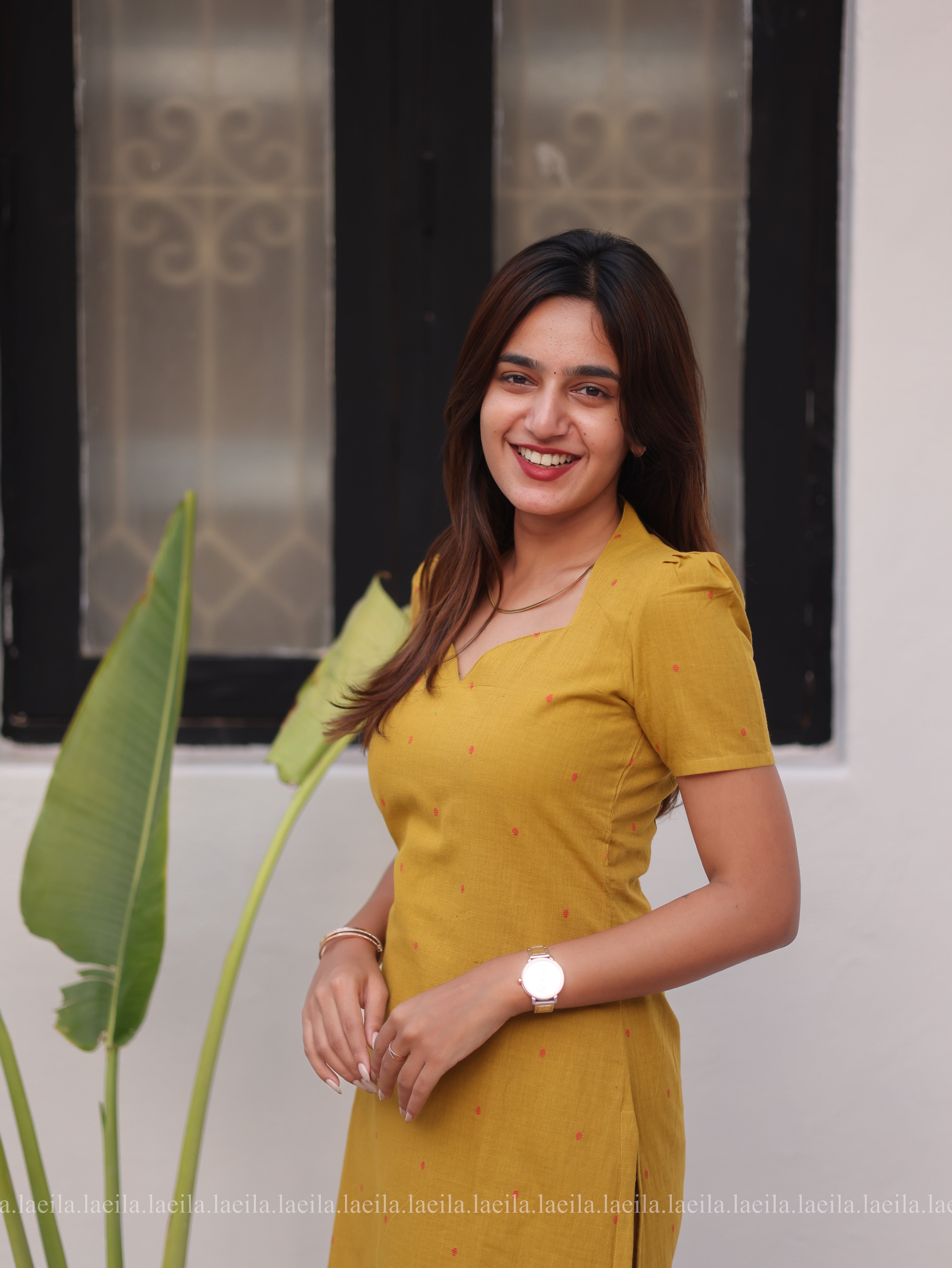 Mustard Meera Cotton Set