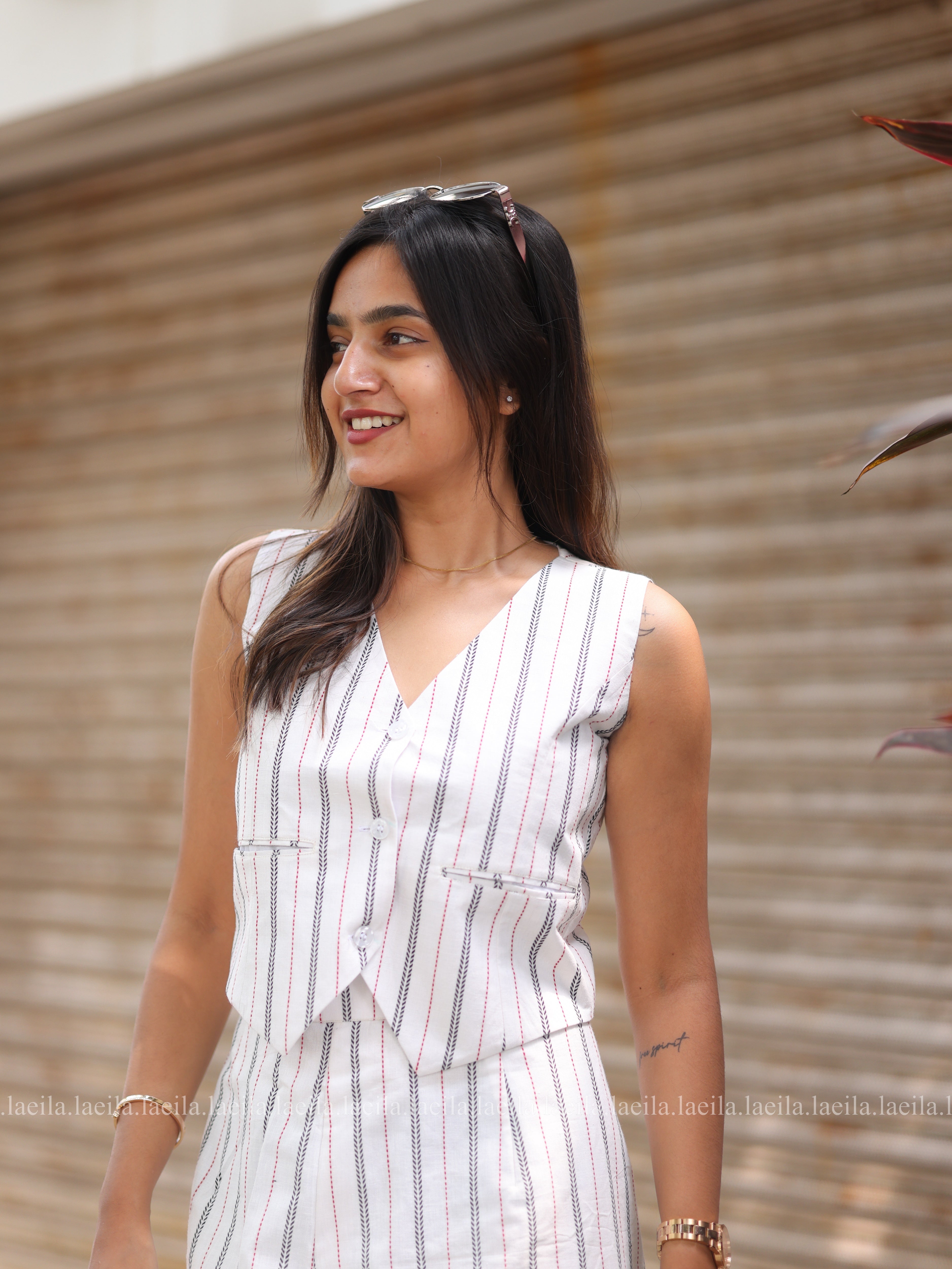 White Tara - Coord Skirt Set